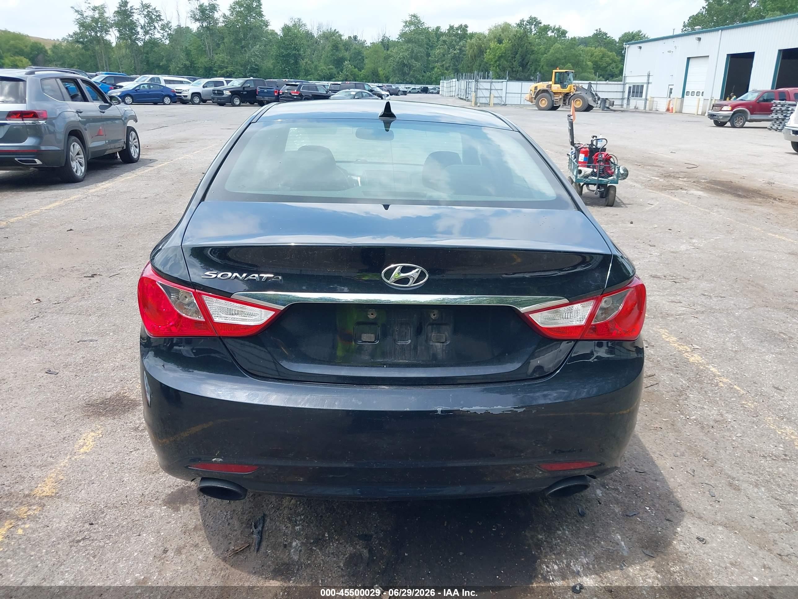2011 Hyundai Sonata Se Black vin: 5NPEC4AC7BH172397