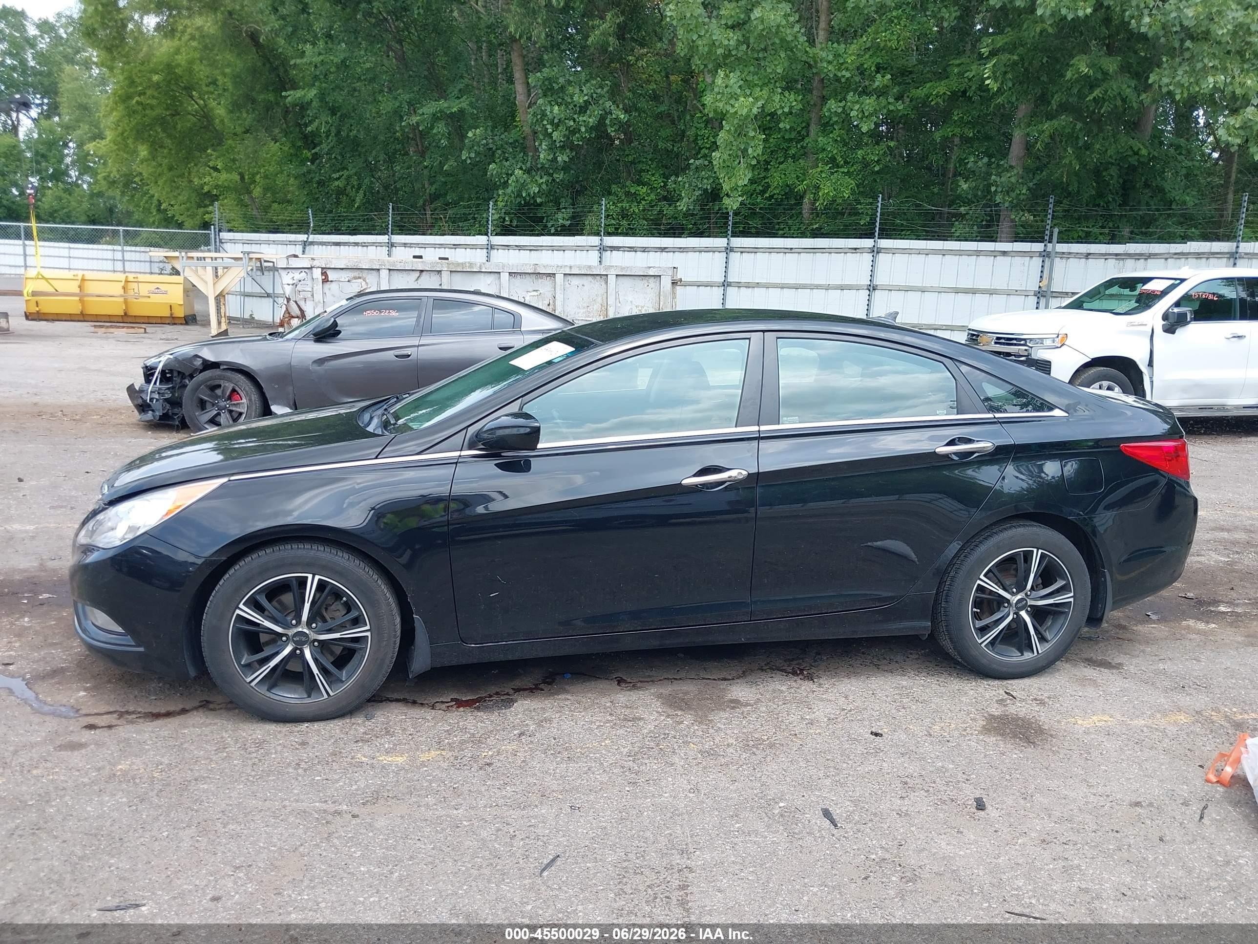 2011 Hyundai Sonata Se Black vin: 5NPEC4AC7BH172397
