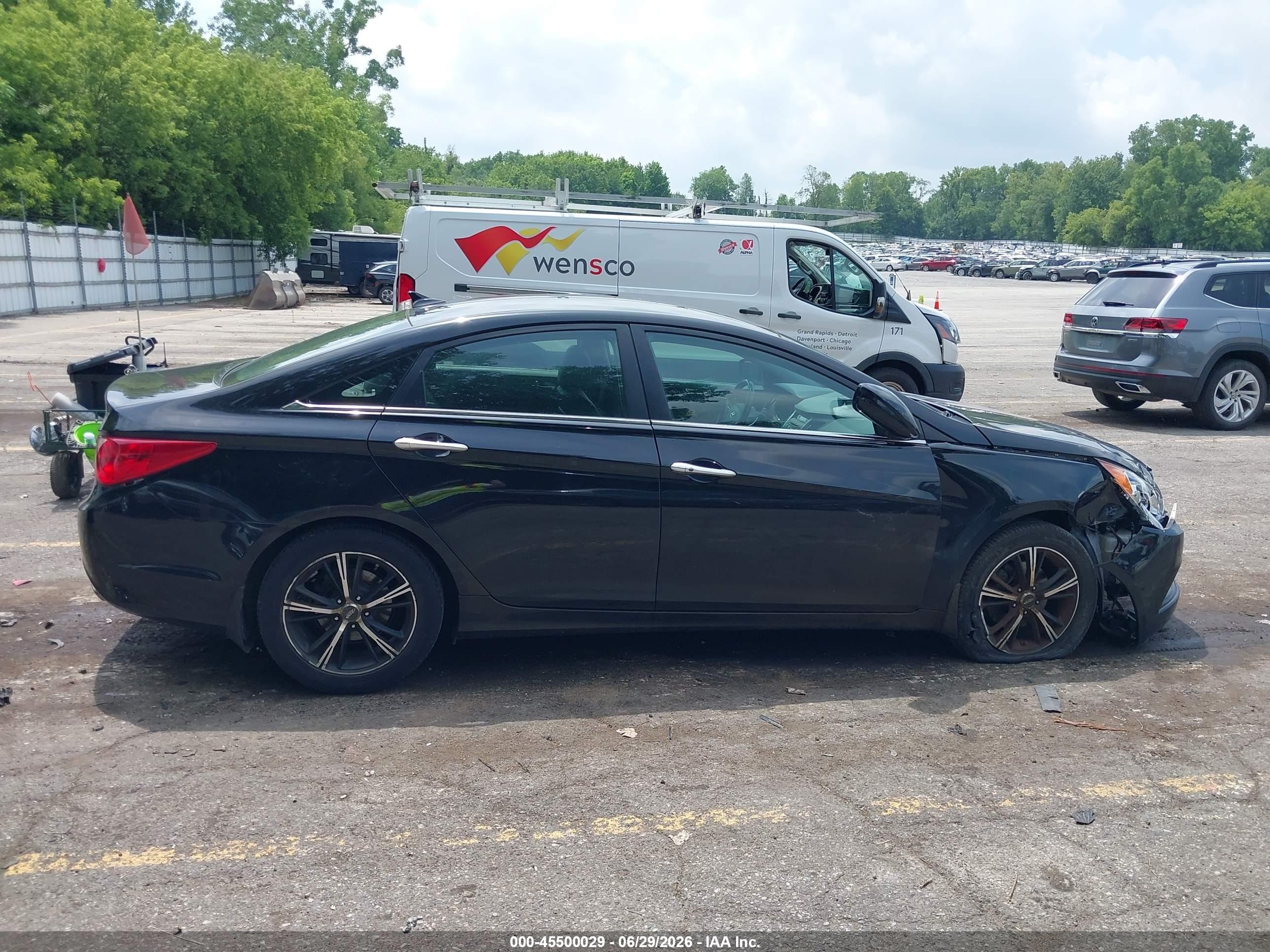 2011 Hyundai Sonata Se Black vin: 5NPEC4AC7BH172397