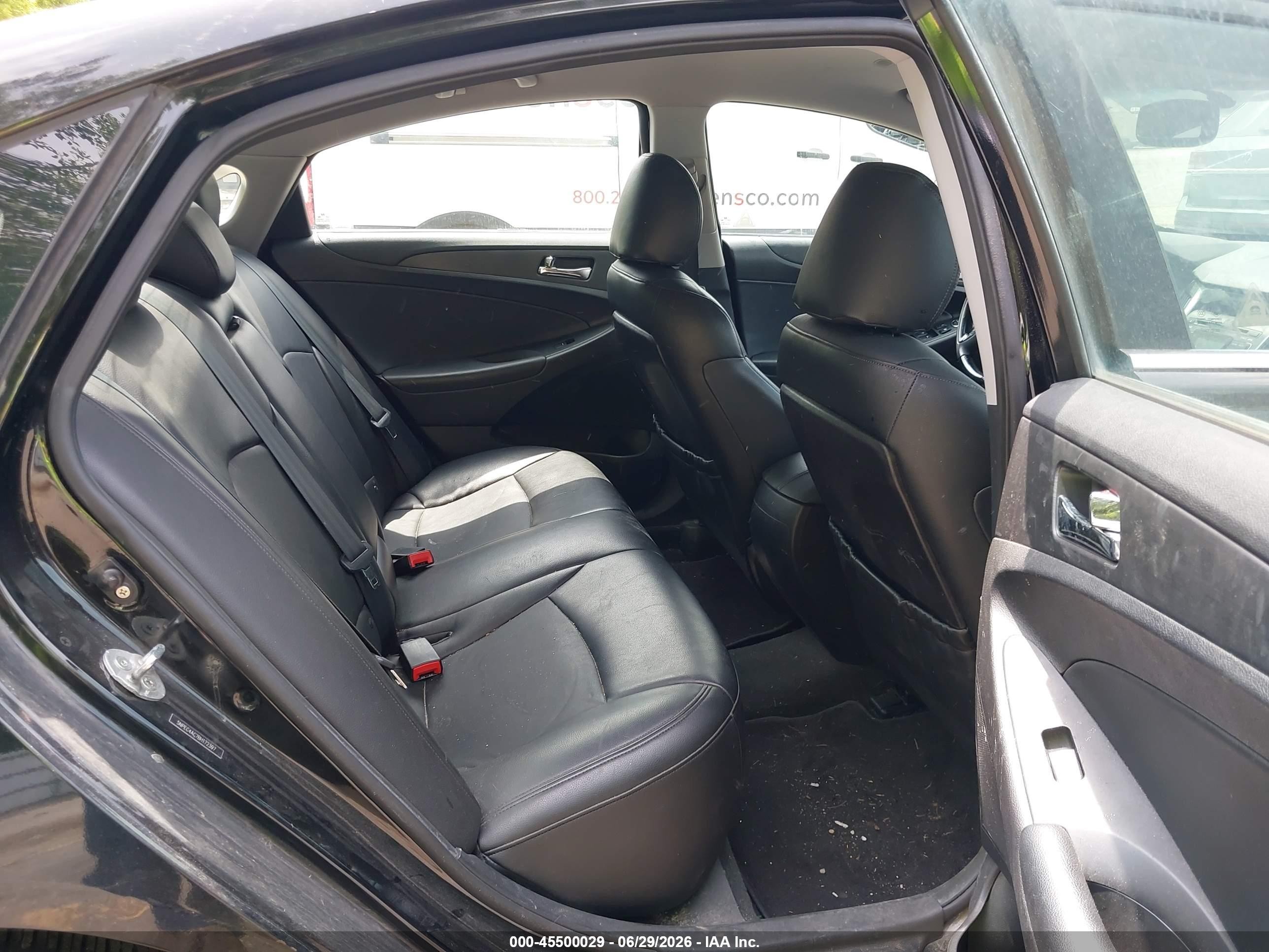 2011 Hyundai Sonata Se Black vin: 5NPEC4AC7BH172397