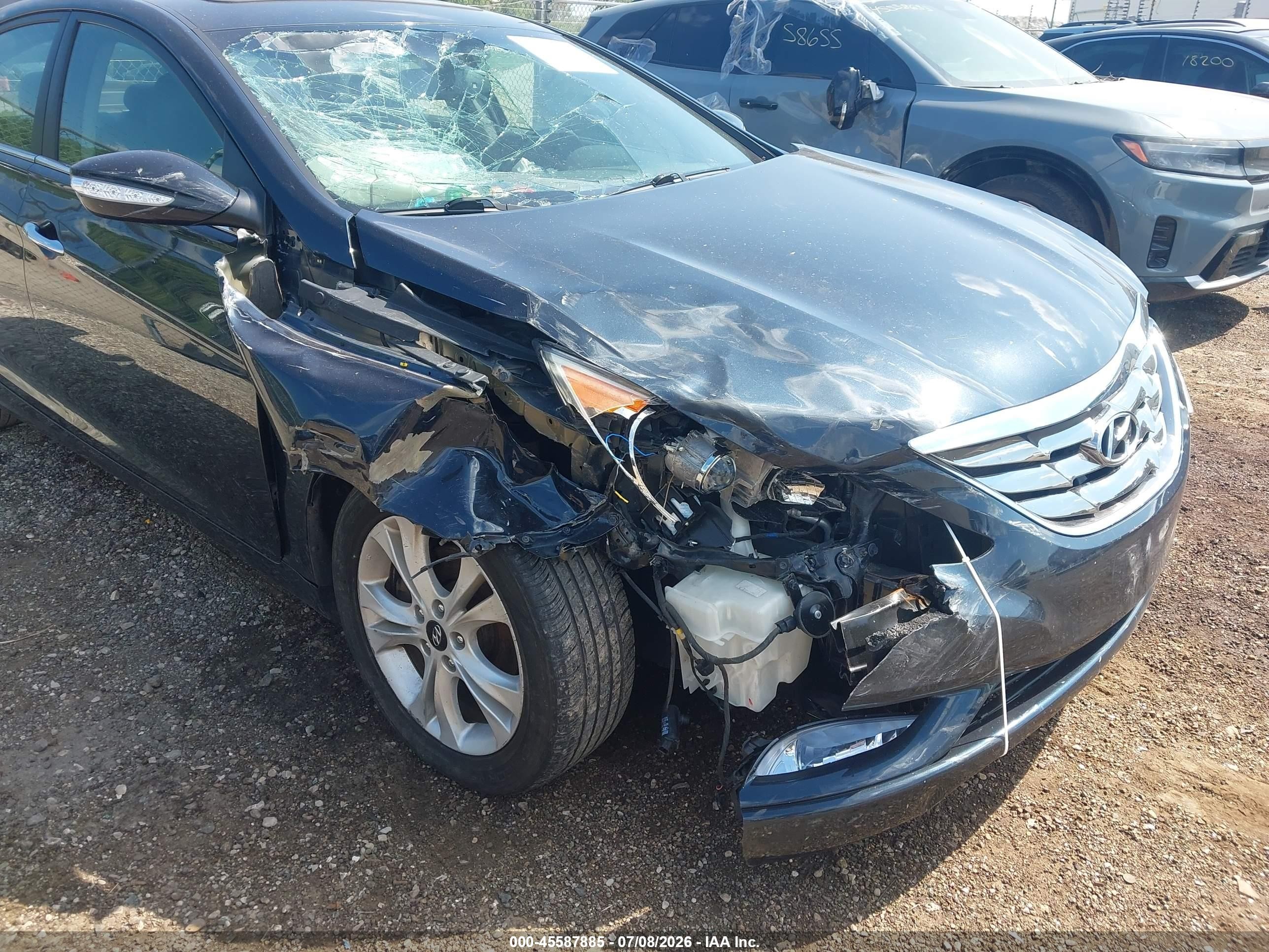 2011 Hyundai Sonata Limited Blue vin: 5NPEC4AC7BH190320