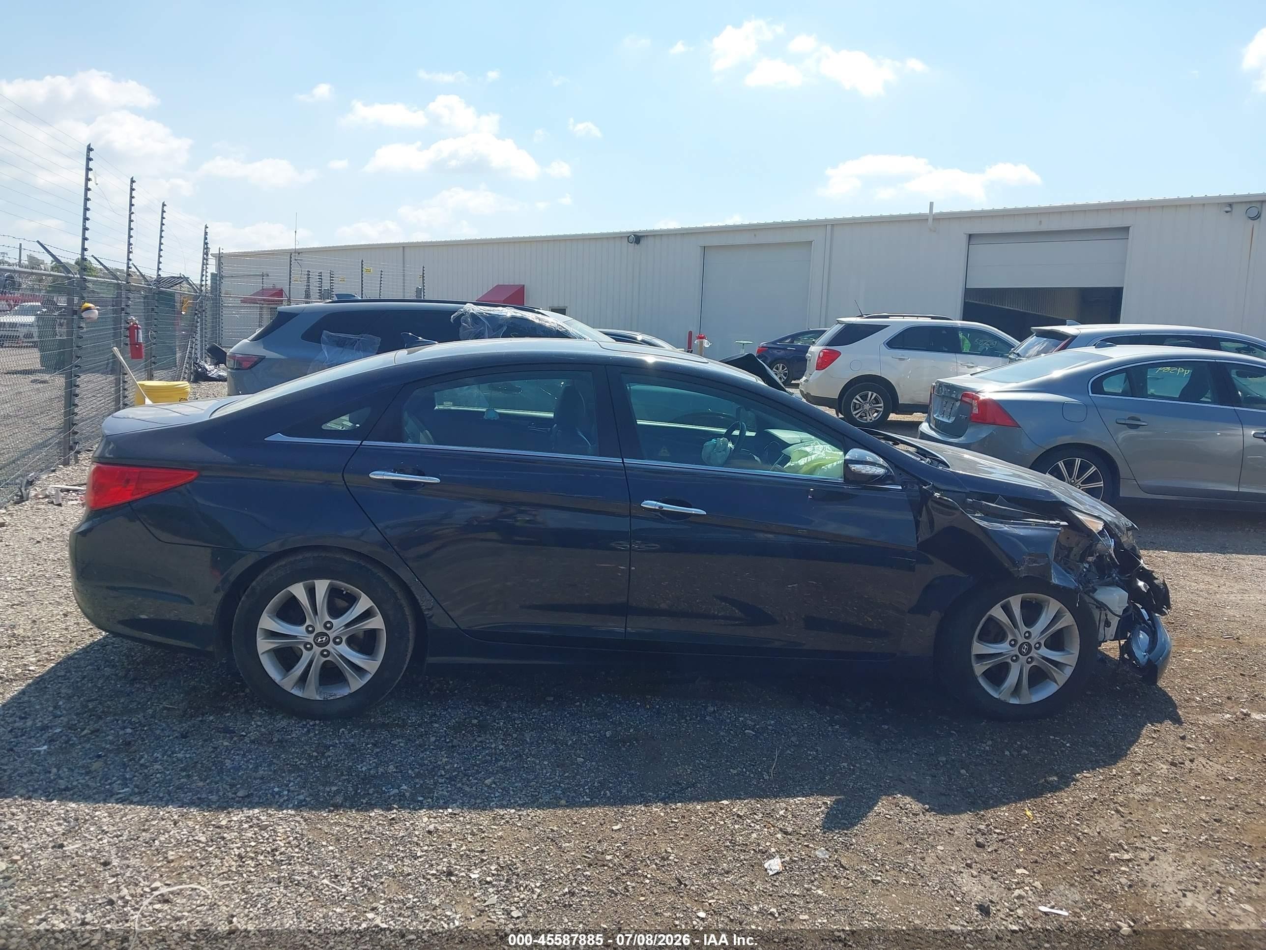 2011 Hyundai Sonata Limited Blue vin: 5NPEC4AC7BH190320