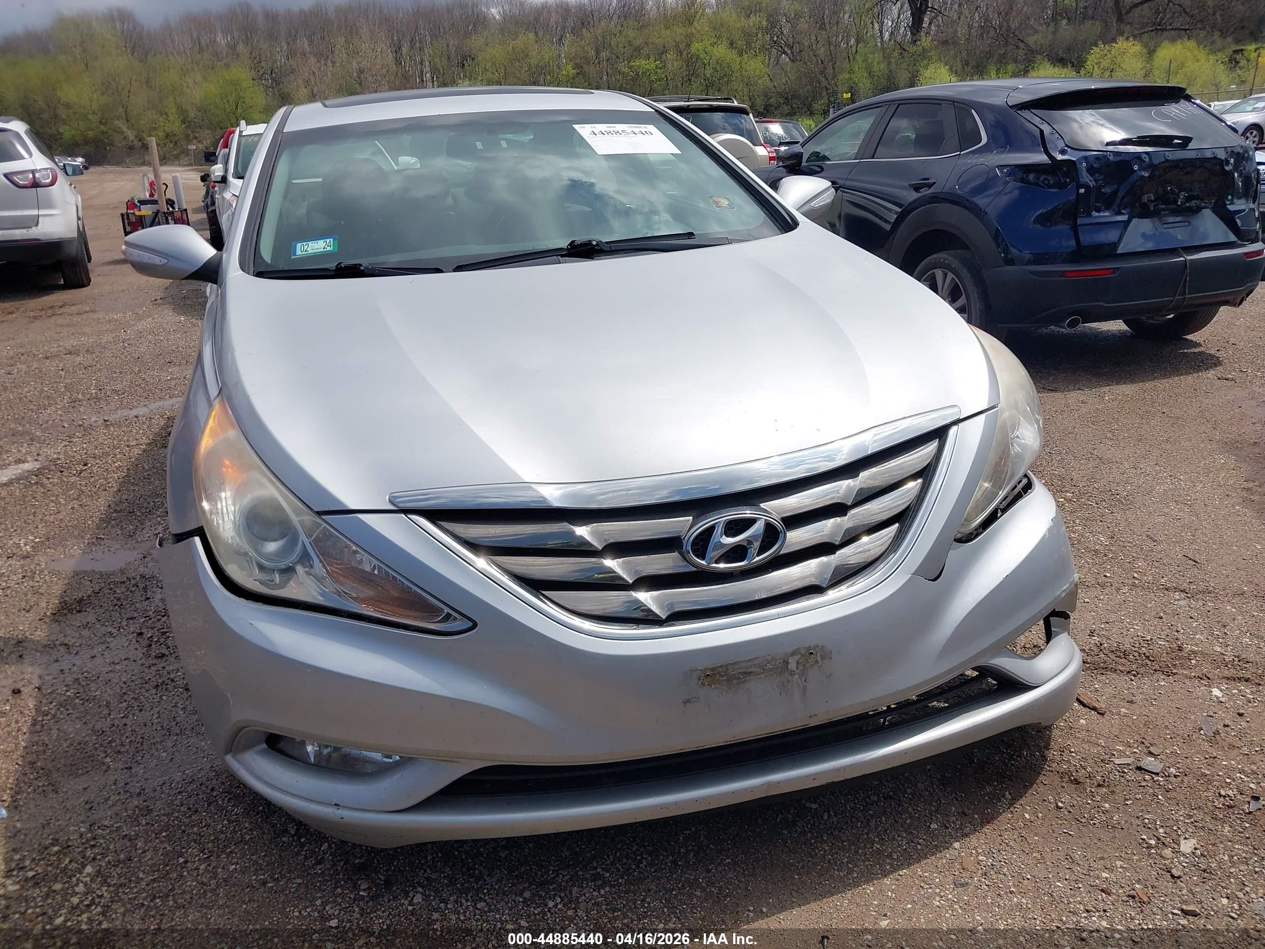 2011 Hyundai Sonata Ltd Серебряный vin: 5NPEC4AC7BH190656