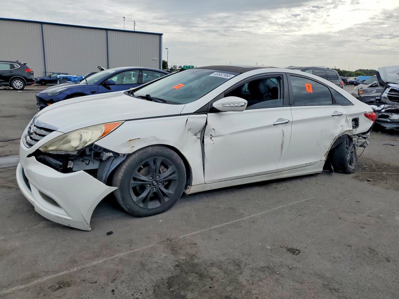 2011 Hyundai Sonata Limited White vin: 5NPEC4AC7BH190916