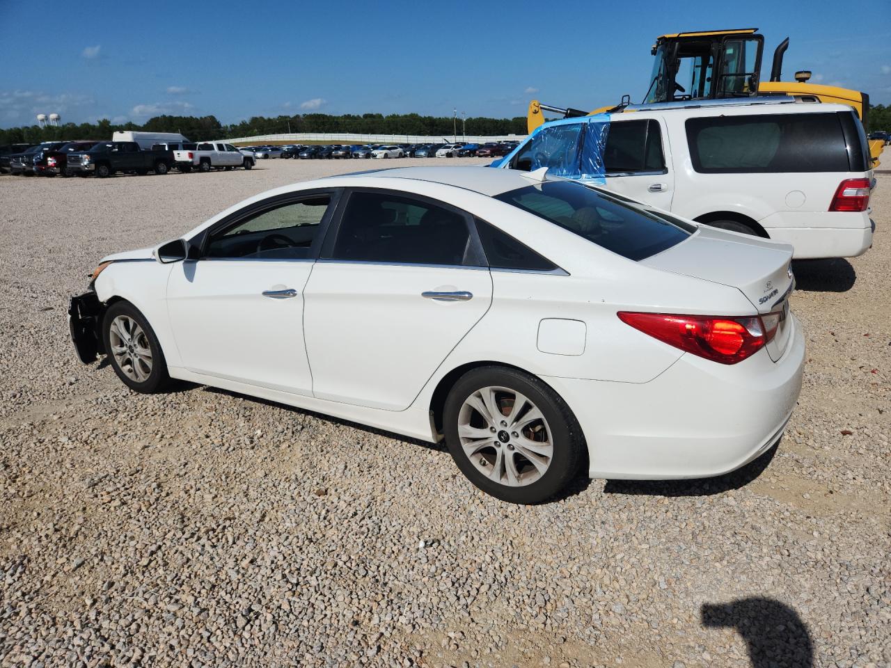 2011 Hyundai Sonata Limited White vin: 5NPEC4AC7BH210999