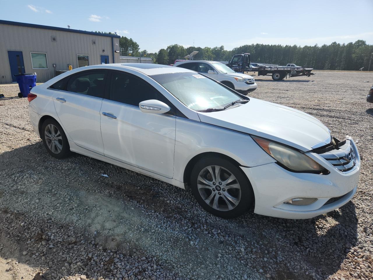 2011 Hyundai Sonata Limited White vin: 5NPEC4AC7BH210999