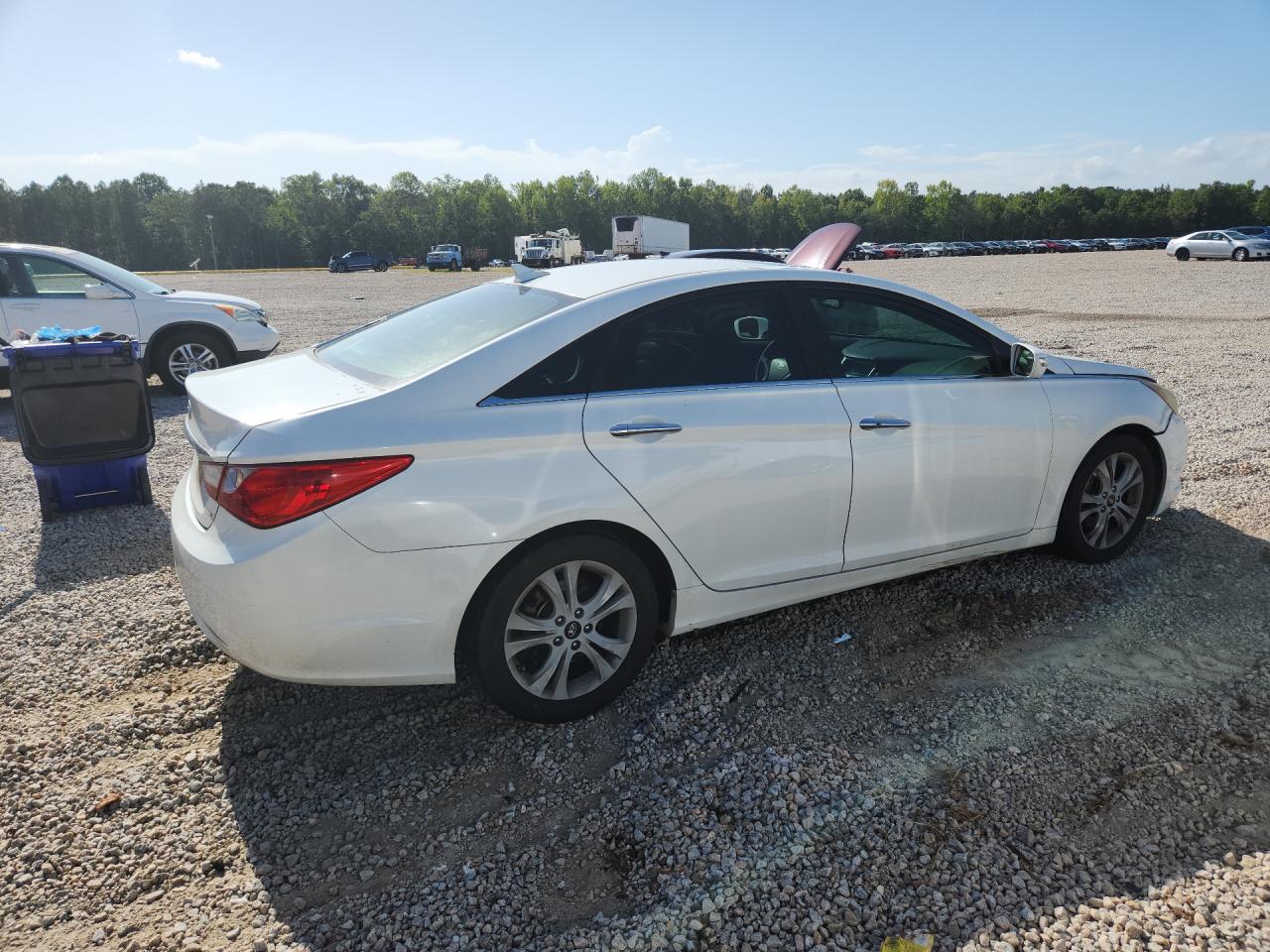 2011 Hyundai Sonata Limited White vin: 5NPEC4AC7BH210999