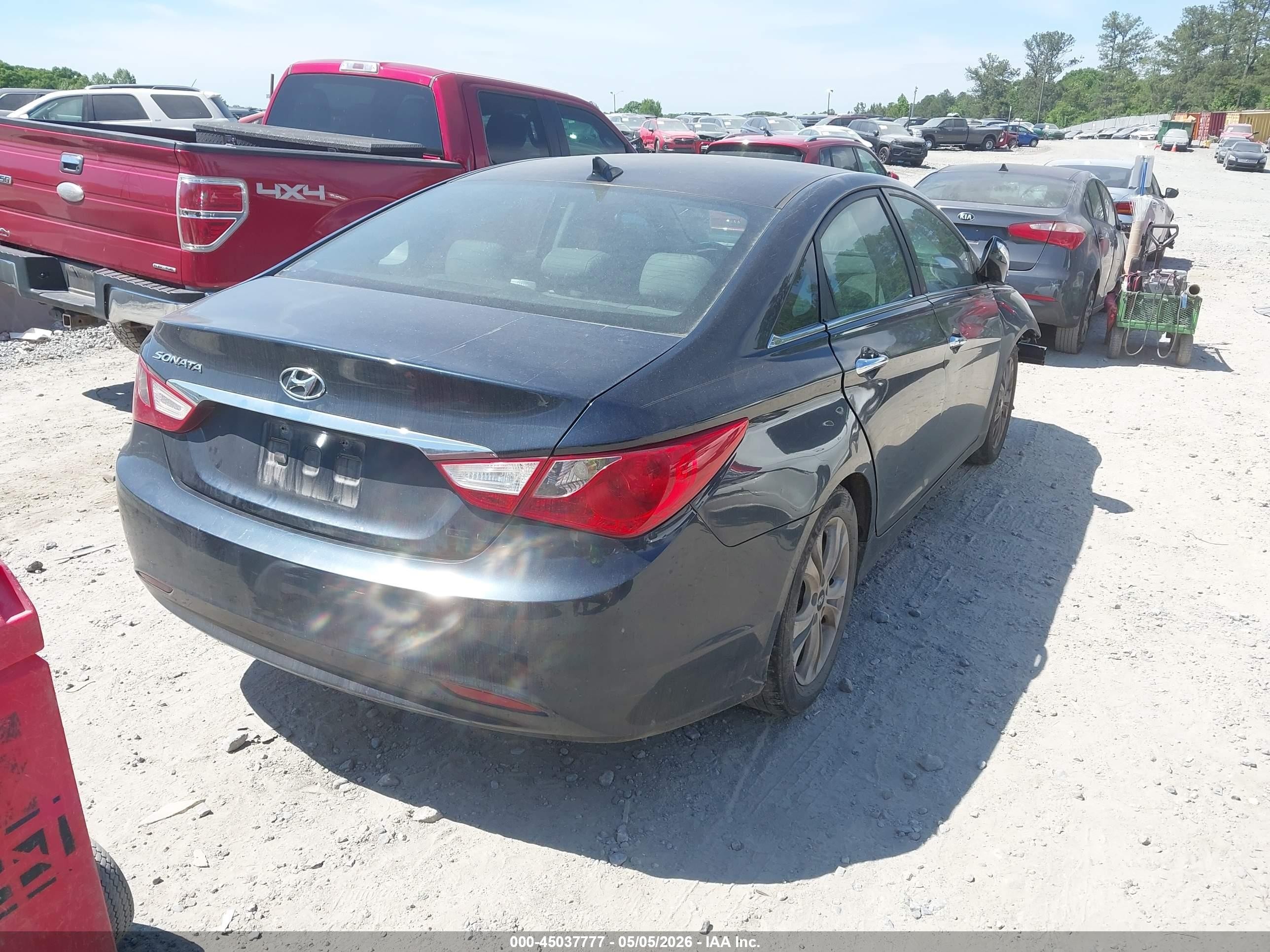 2011 Hyundai Sonata Limited Dark Blue vin: 5NPEC4AC7BH235255