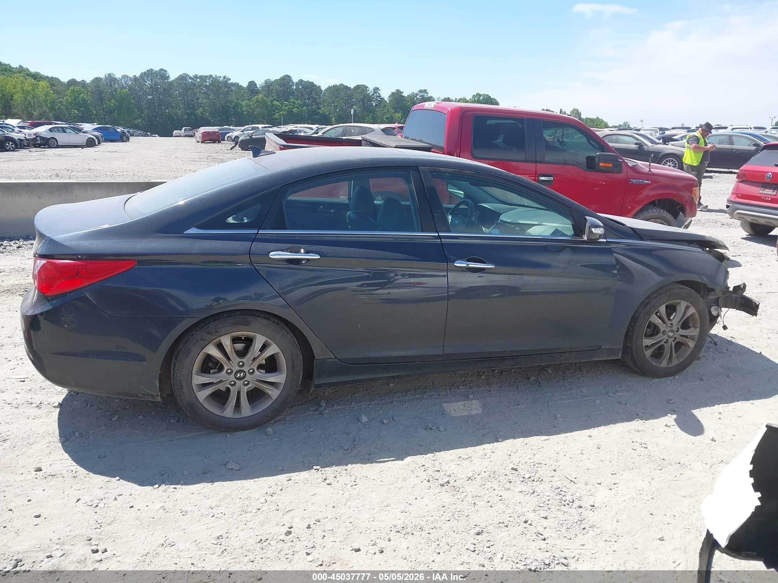 2011 Hyundai Sonata Limited Dark Blue vin: 5NPEC4AC7BH235255