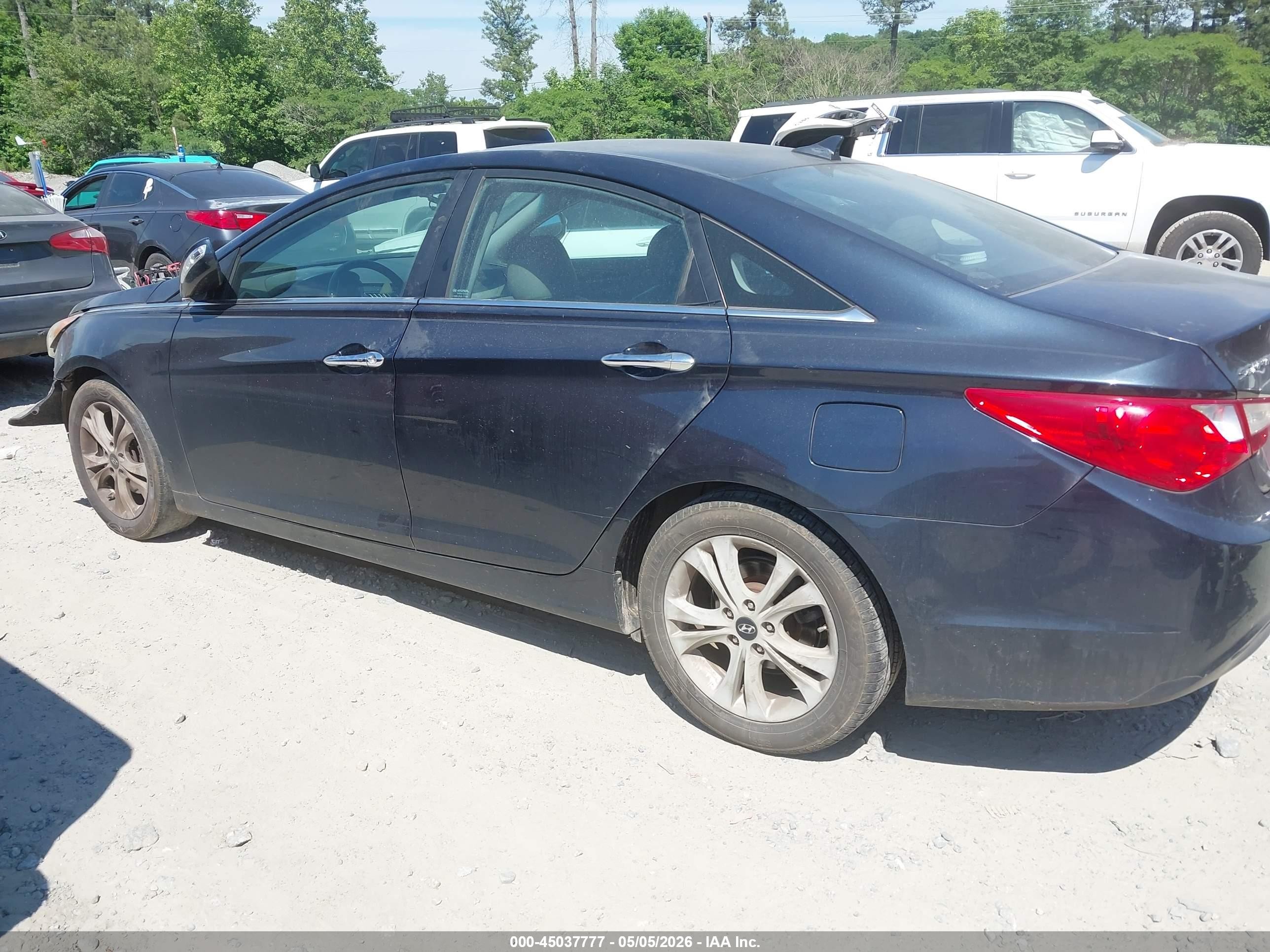 2011 Hyundai Sonata Limited Dark Blue vin: 5NPEC4AC7BH235255