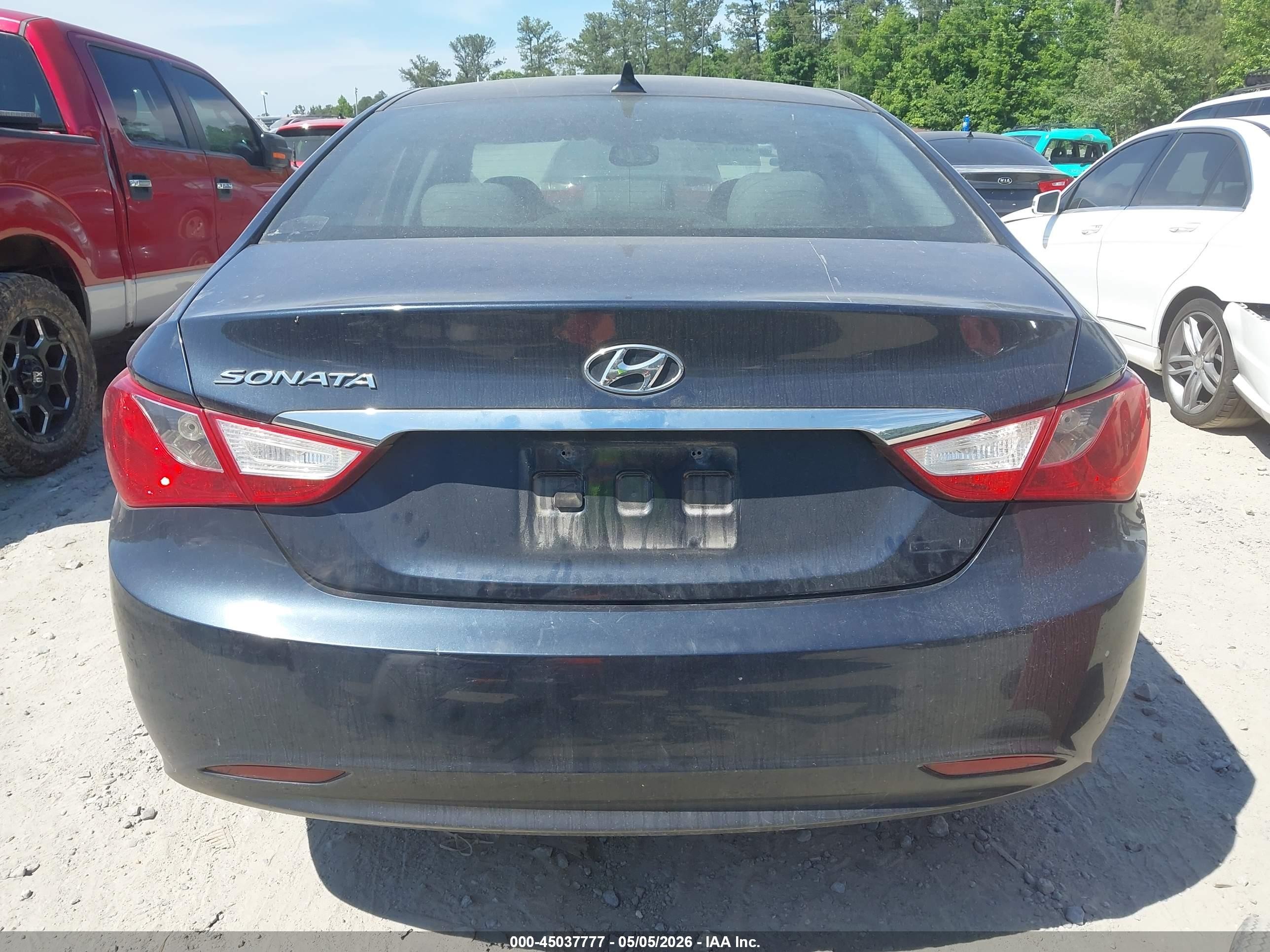 2011 Hyundai Sonata Limited Dark Blue vin: 5NPEC4AC7BH235255