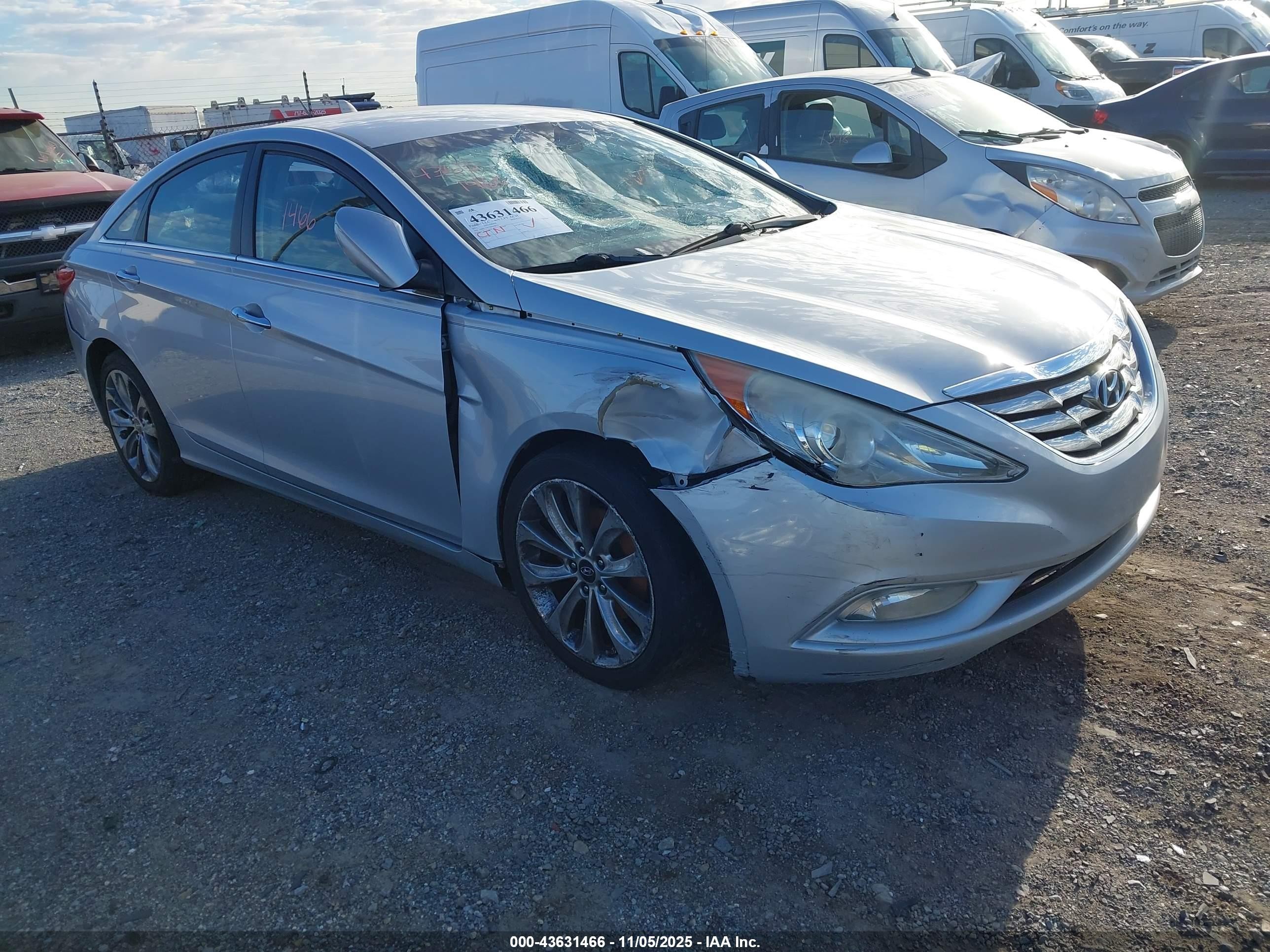 2011 Hyundai Sonata Se Серебряный vin: 5NPEC4AC7BH238513