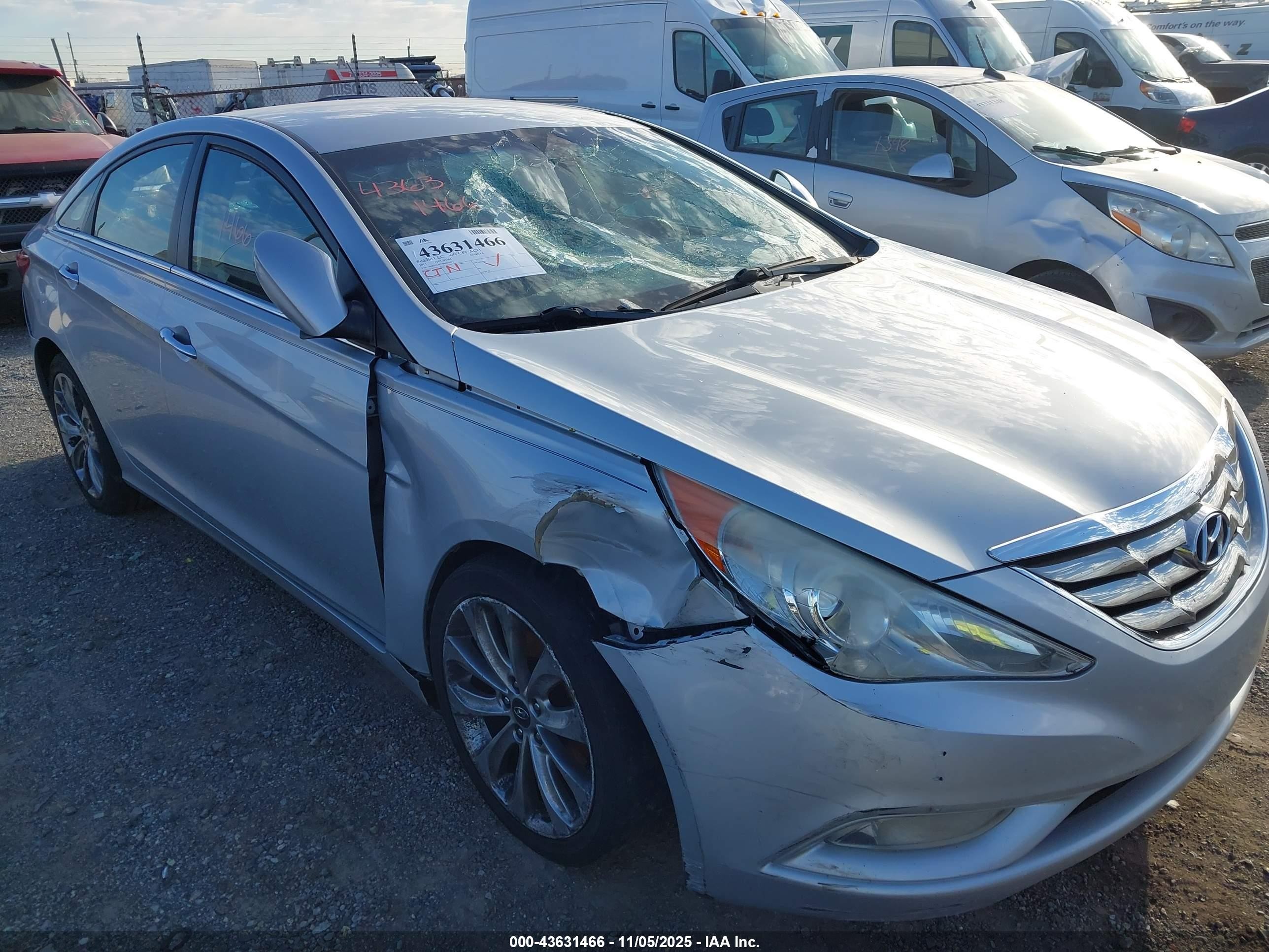 2011 Hyundai Sonata Se Silver vin: 5NPEC4AC7BH238513