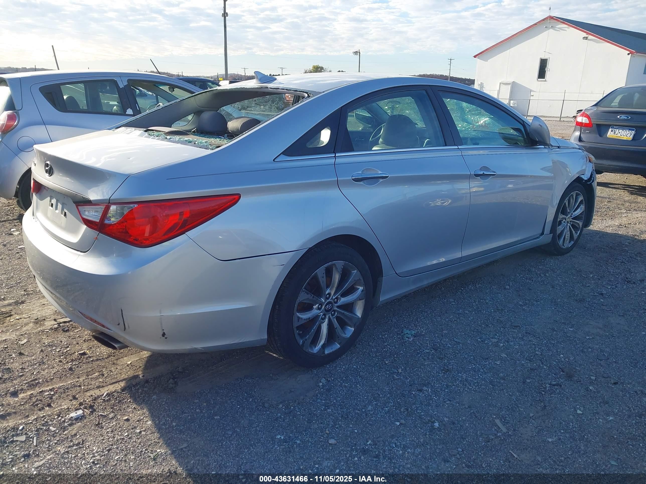 2011 Hyundai Sonata Se Silver vin: 5NPEC4AC7BH238513
