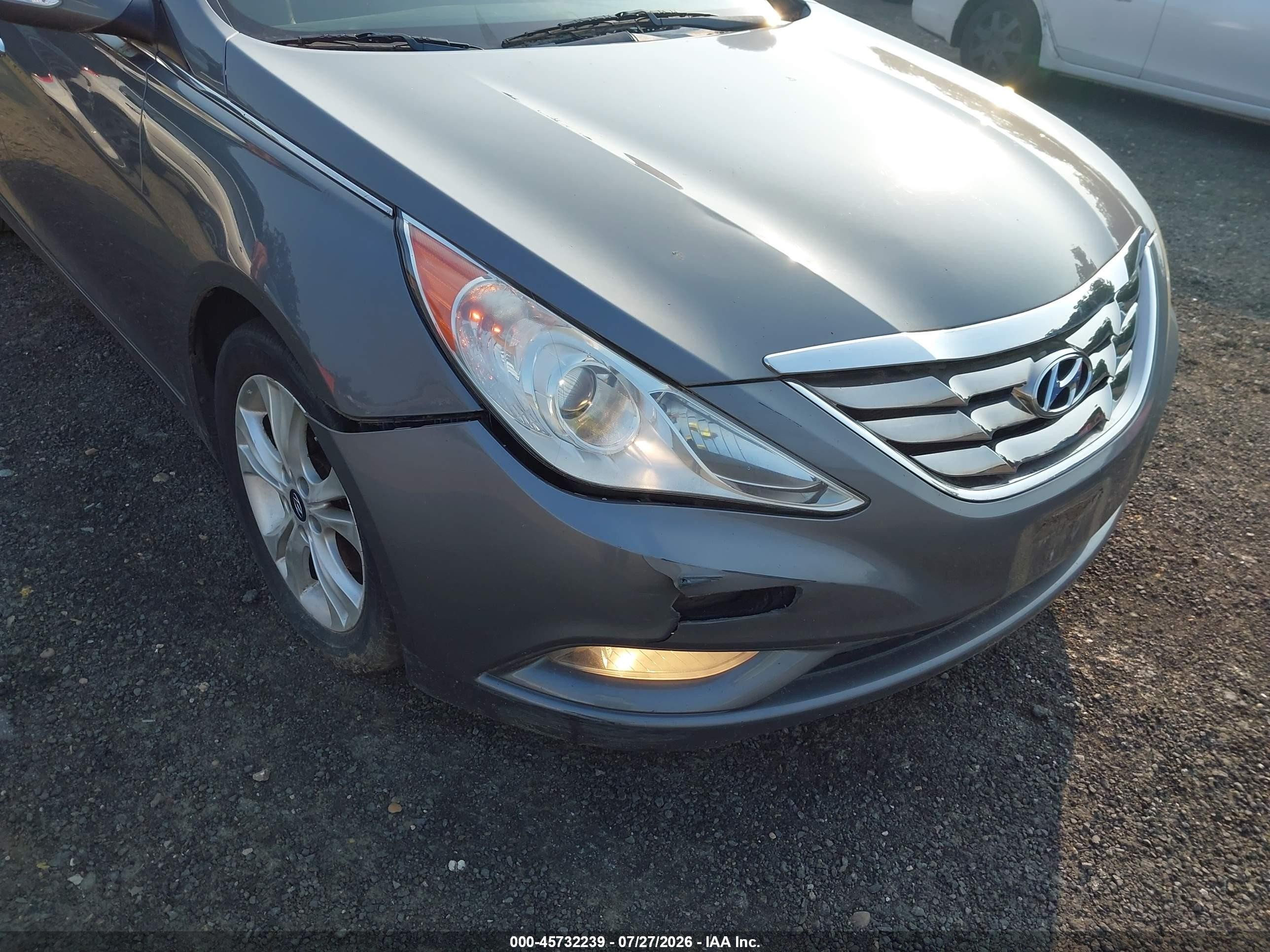 2011 Hyundai Sonata Limited Gray vin: 5NPEC4AC7BH254081
