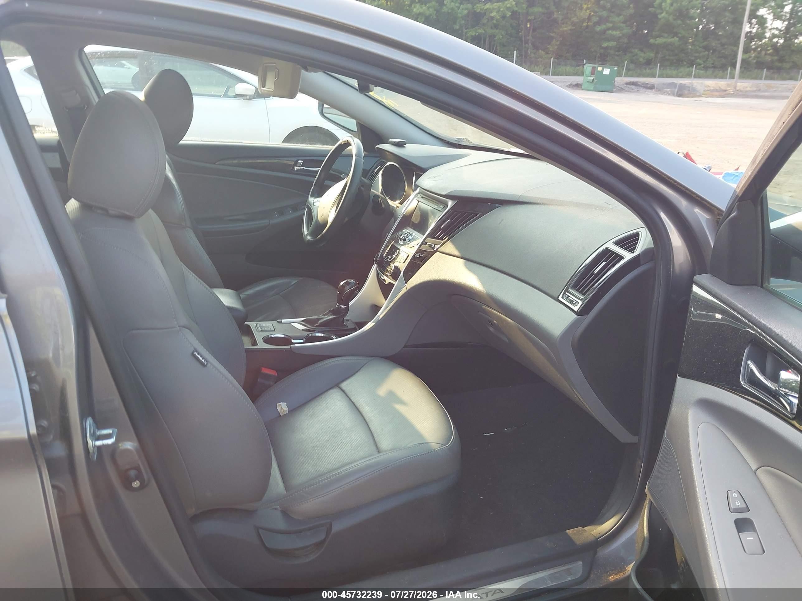 2011 Hyundai Sonata Limited Gray vin: 5NPEC4AC7BH254081