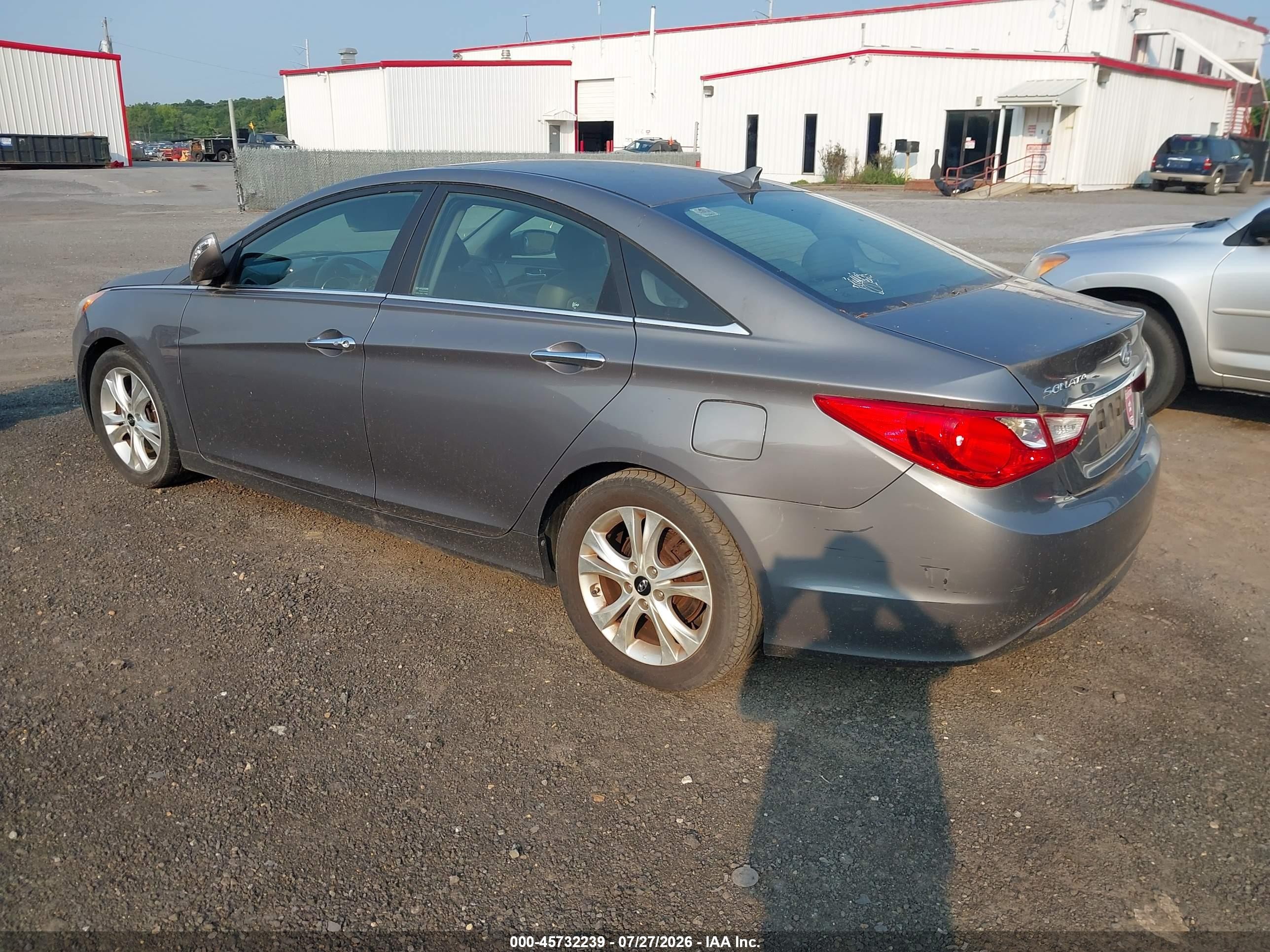 2011 Hyundai Sonata Limited Gray vin: 5NPEC4AC7BH254081