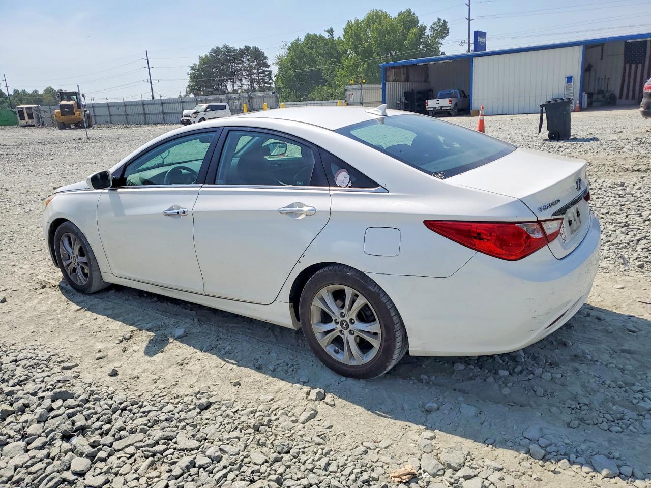 2011 Hyundai Sonata Limited White vin: 5NPEC4AC7BH276291