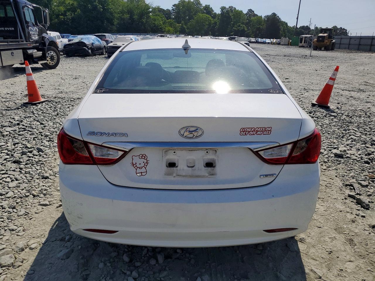 2011 Hyundai Sonata Limited White vin: 5NPEC4AC7BH276291