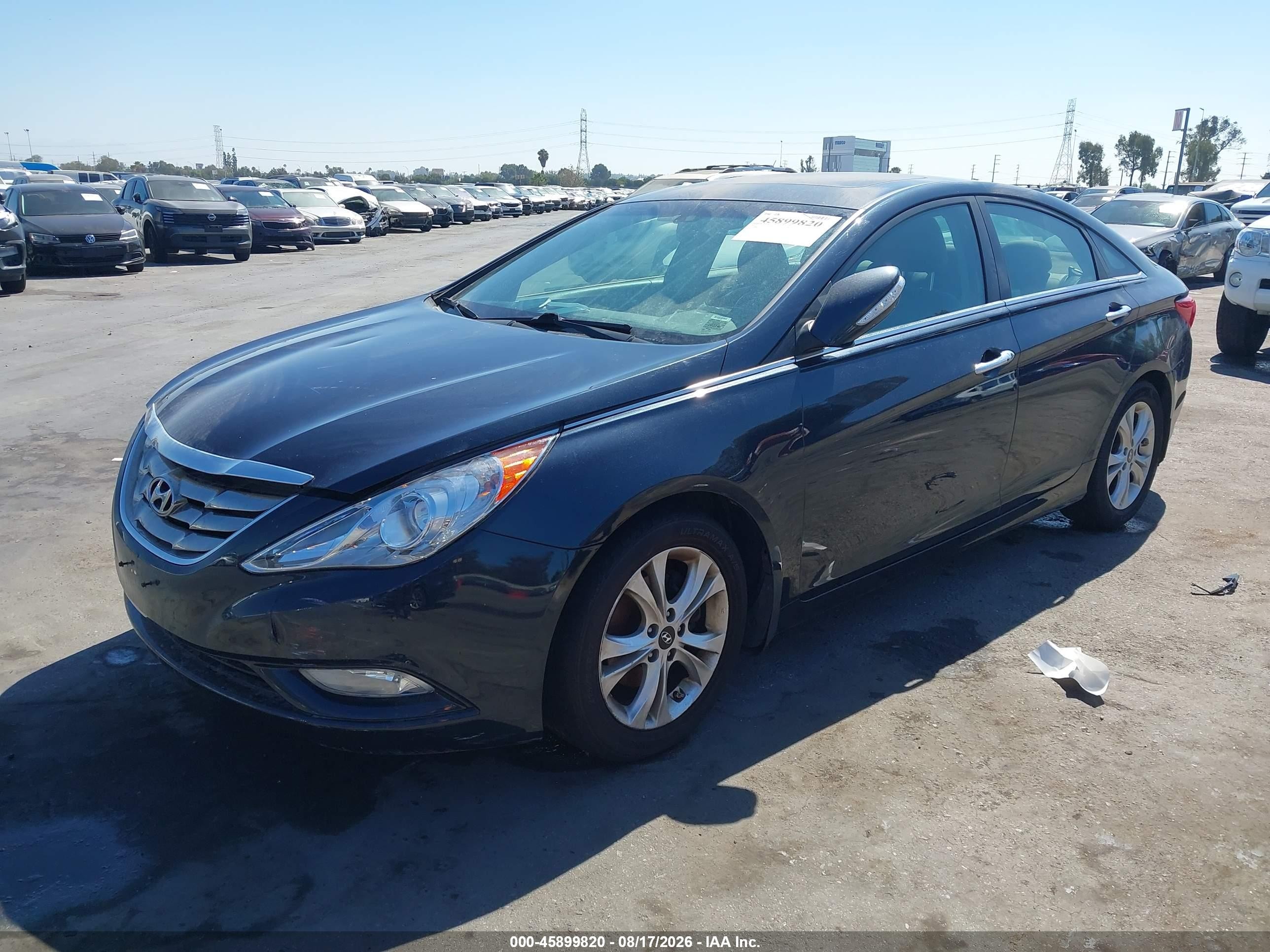 2011 Hyundai Sonata Limited Black vin: 5NPEC4AC7BH279594