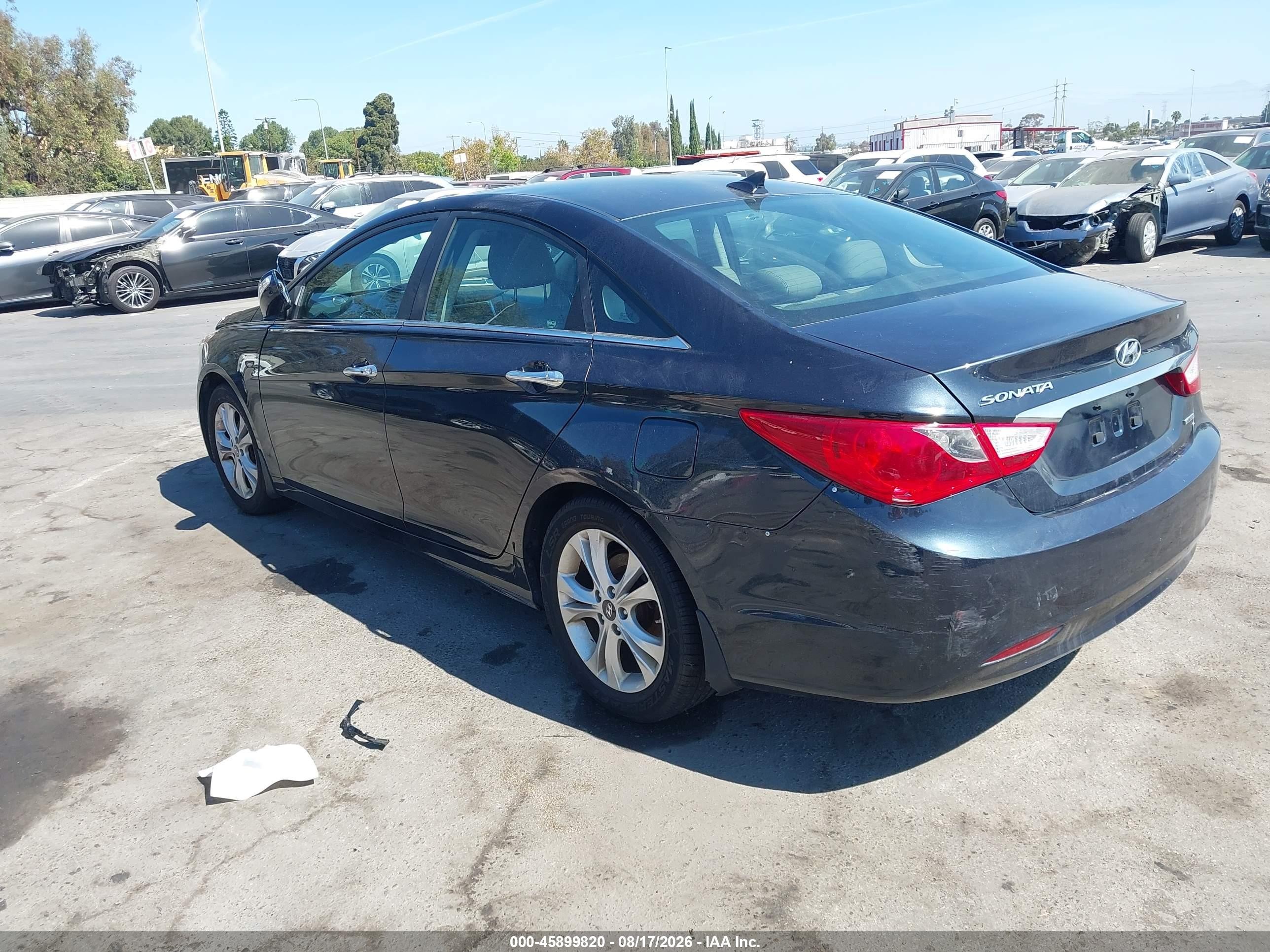 2011 Hyundai Sonata Limited Black vin: 5NPEC4AC7BH279594