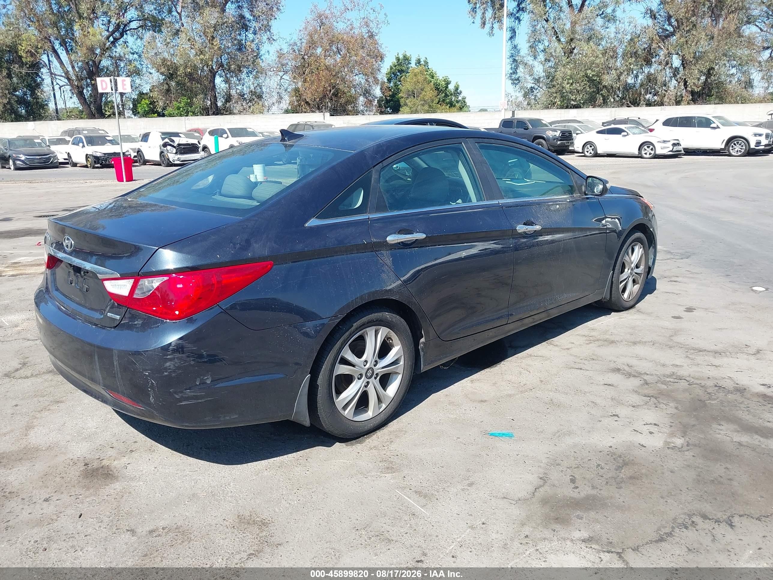 2011 Hyundai Sonata Limited Black vin: 5NPEC4AC7BH279594