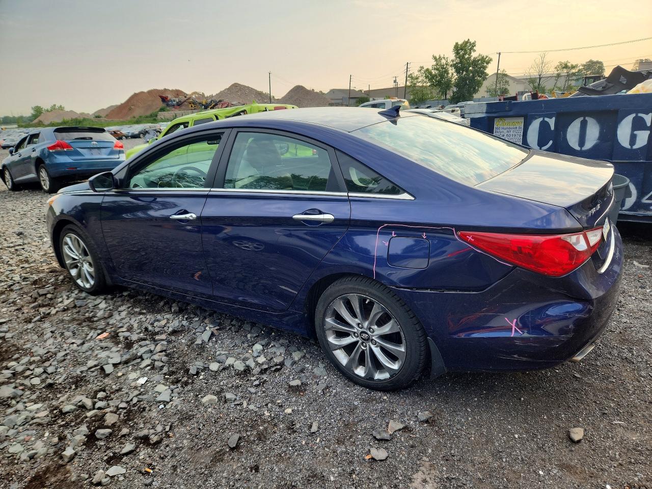 2011 Hyundai Sonata Se Blue vin: 5NPEC4AC7BH289400