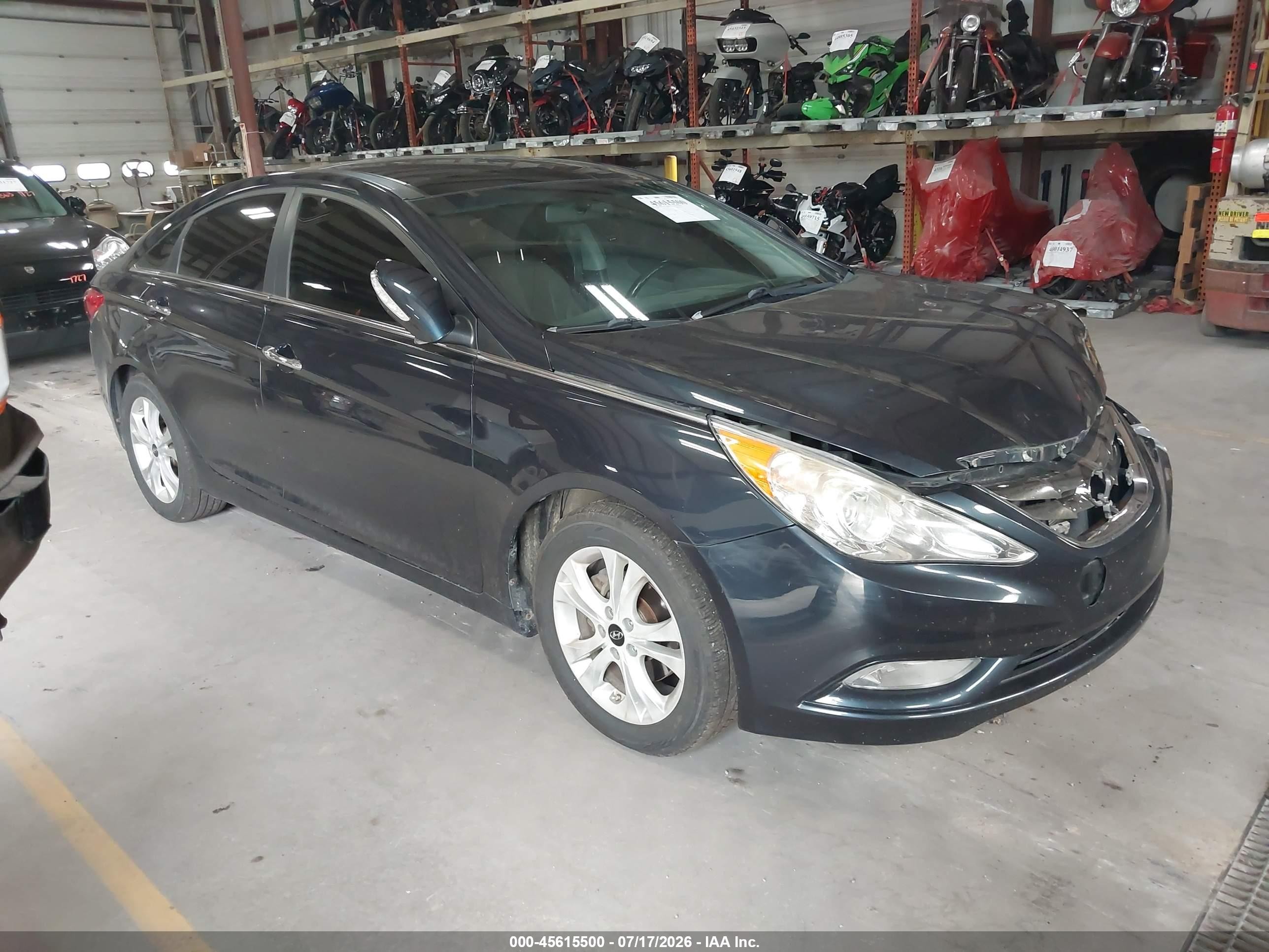 2012 Hyundai Sonata Limited Dark Blue vin: 5NPEC4AC7CH309369