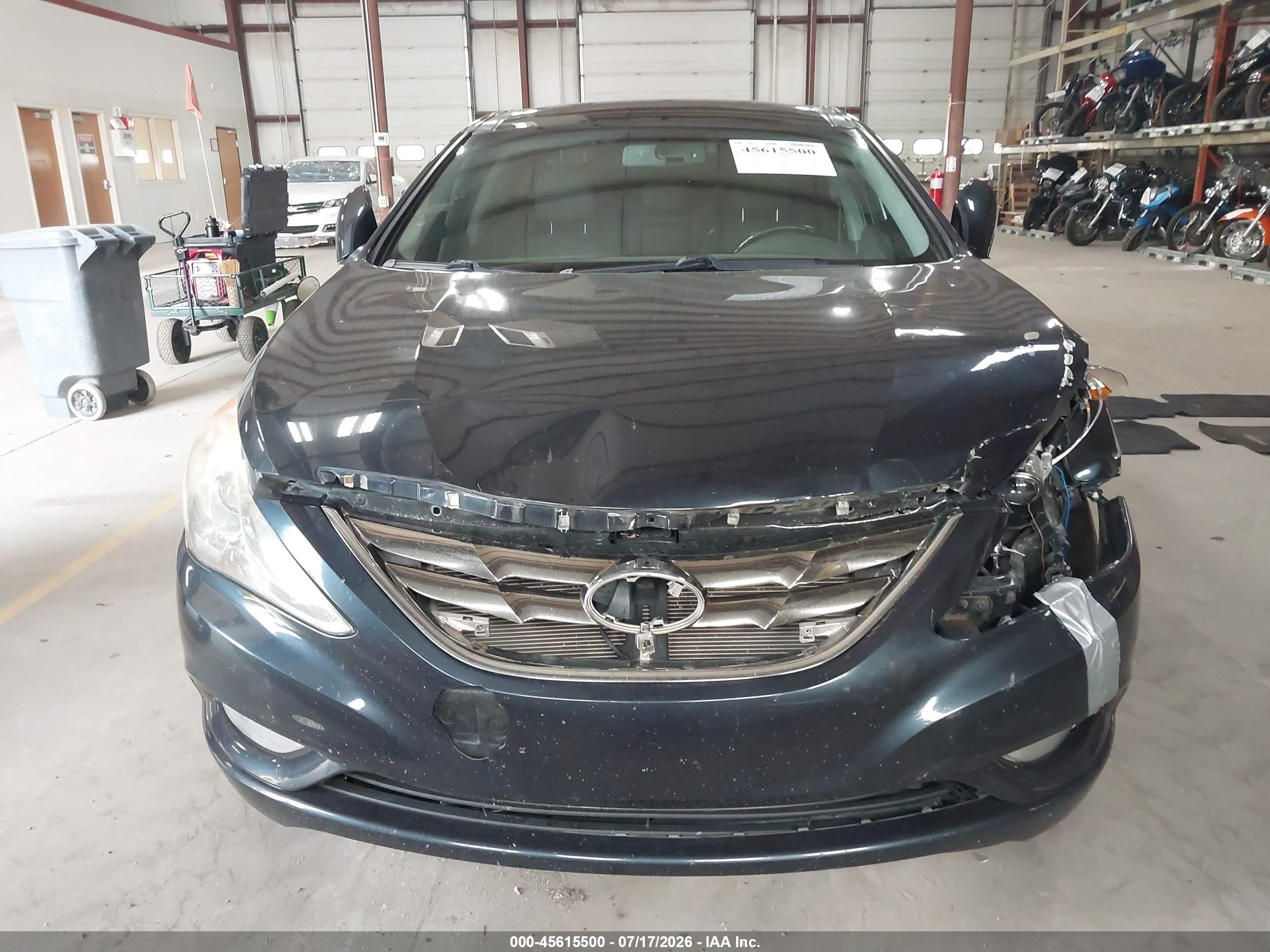 2012 Hyundai Sonata Limited Dark Blue vin: 5NPEC4AC7CH309369