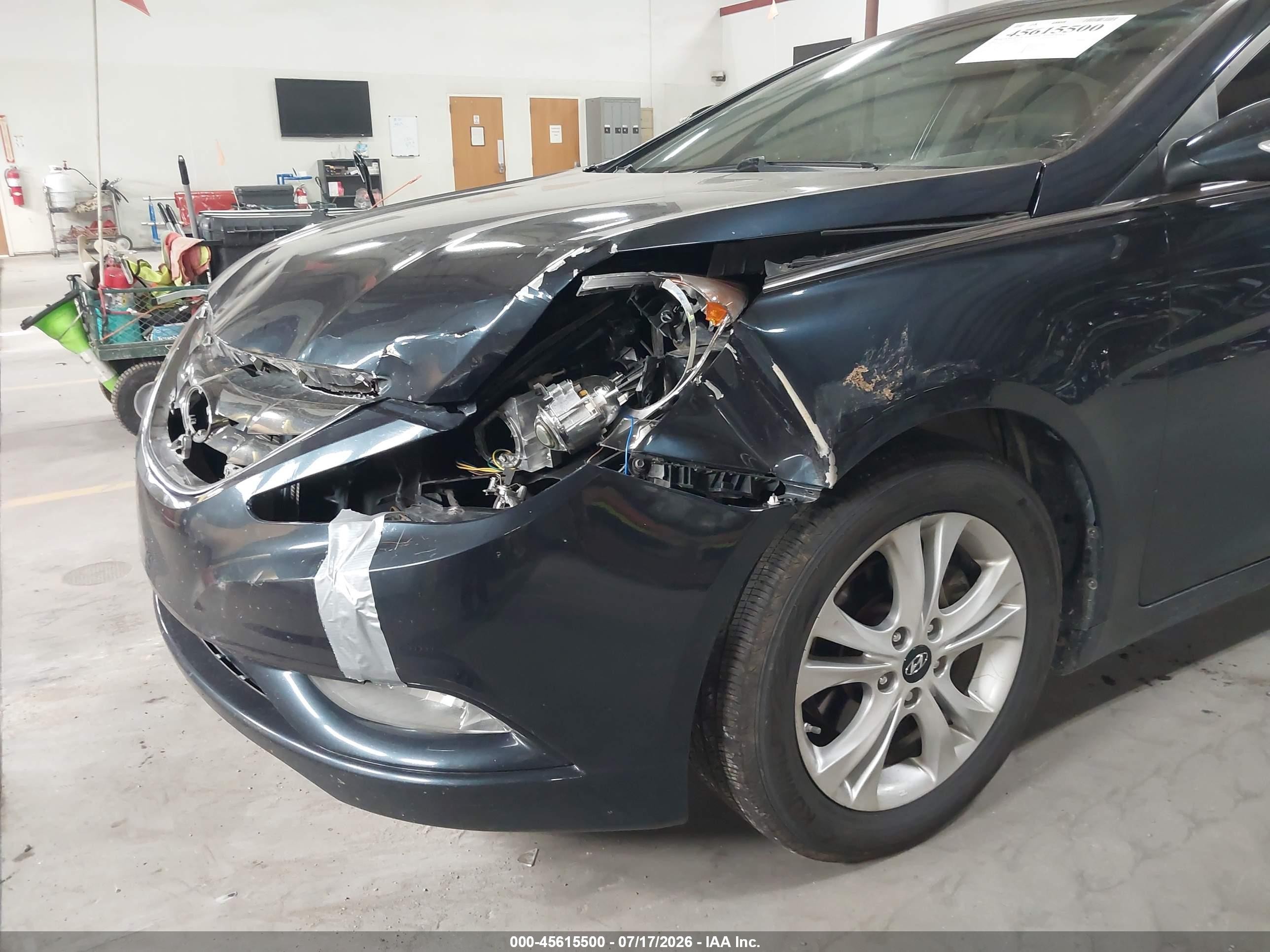 2012 Hyundai Sonata Limited Dark Blue vin: 5NPEC4AC7CH309369