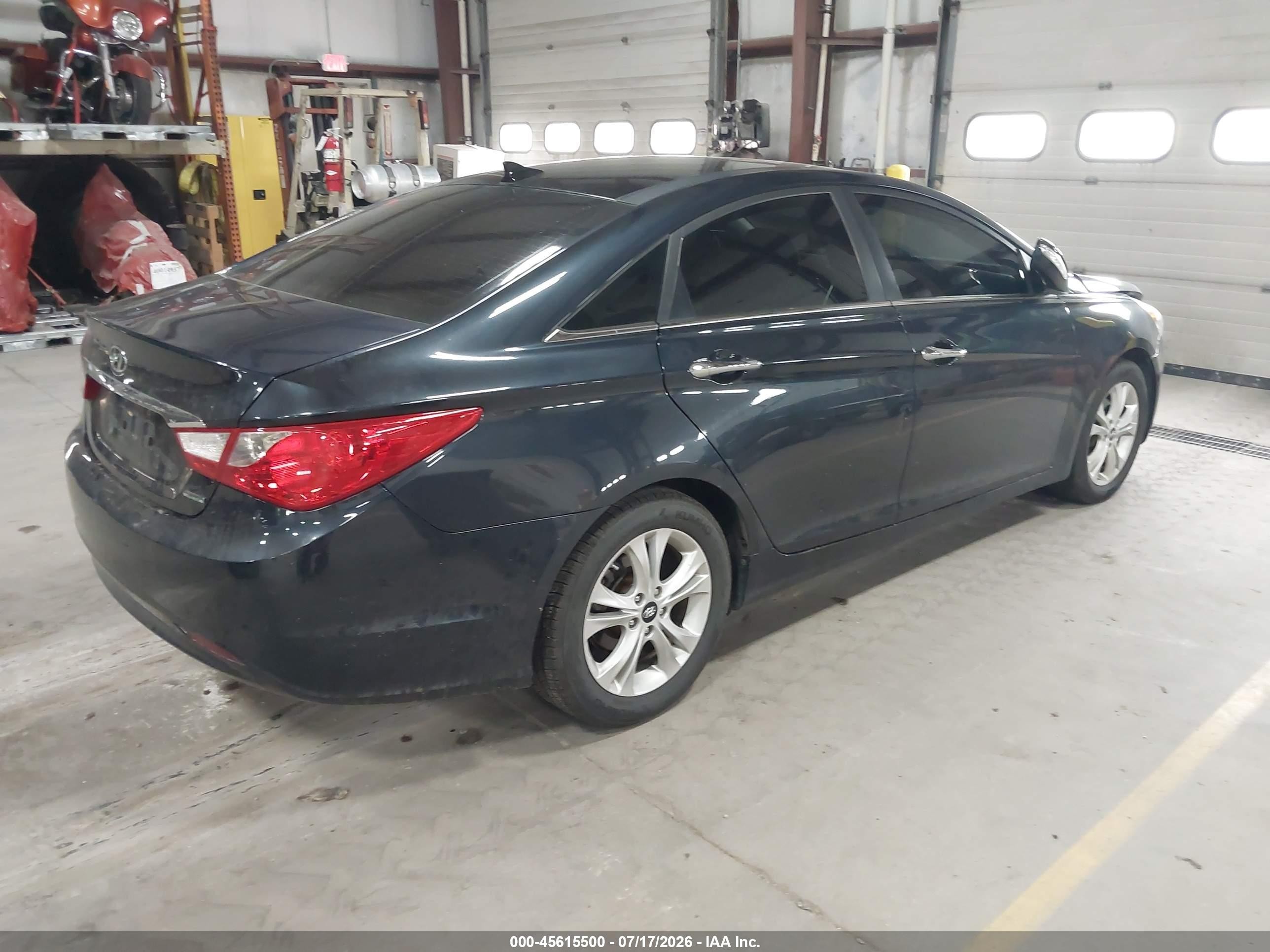 2012 Hyundai Sonata Limited Dark Blue vin: 5NPEC4AC7CH309369