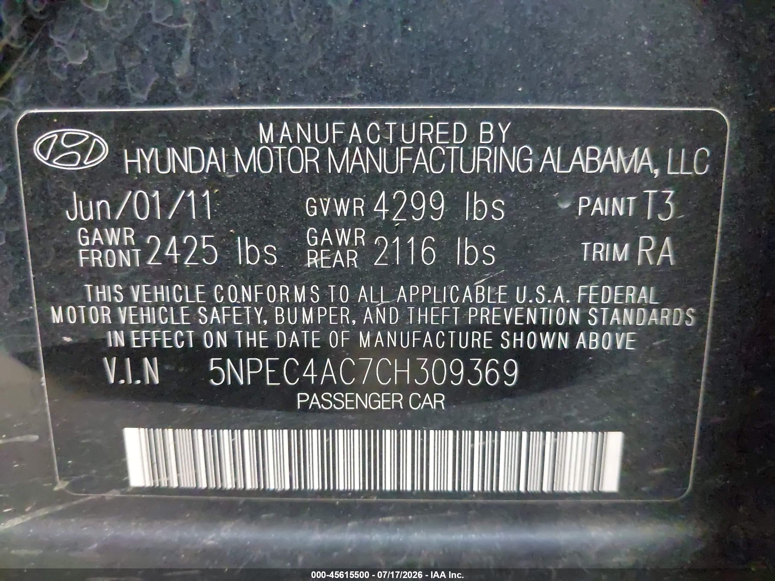 2012 Hyundai Sonata Limited Dark Blue vin: 5NPEC4AC7CH309369