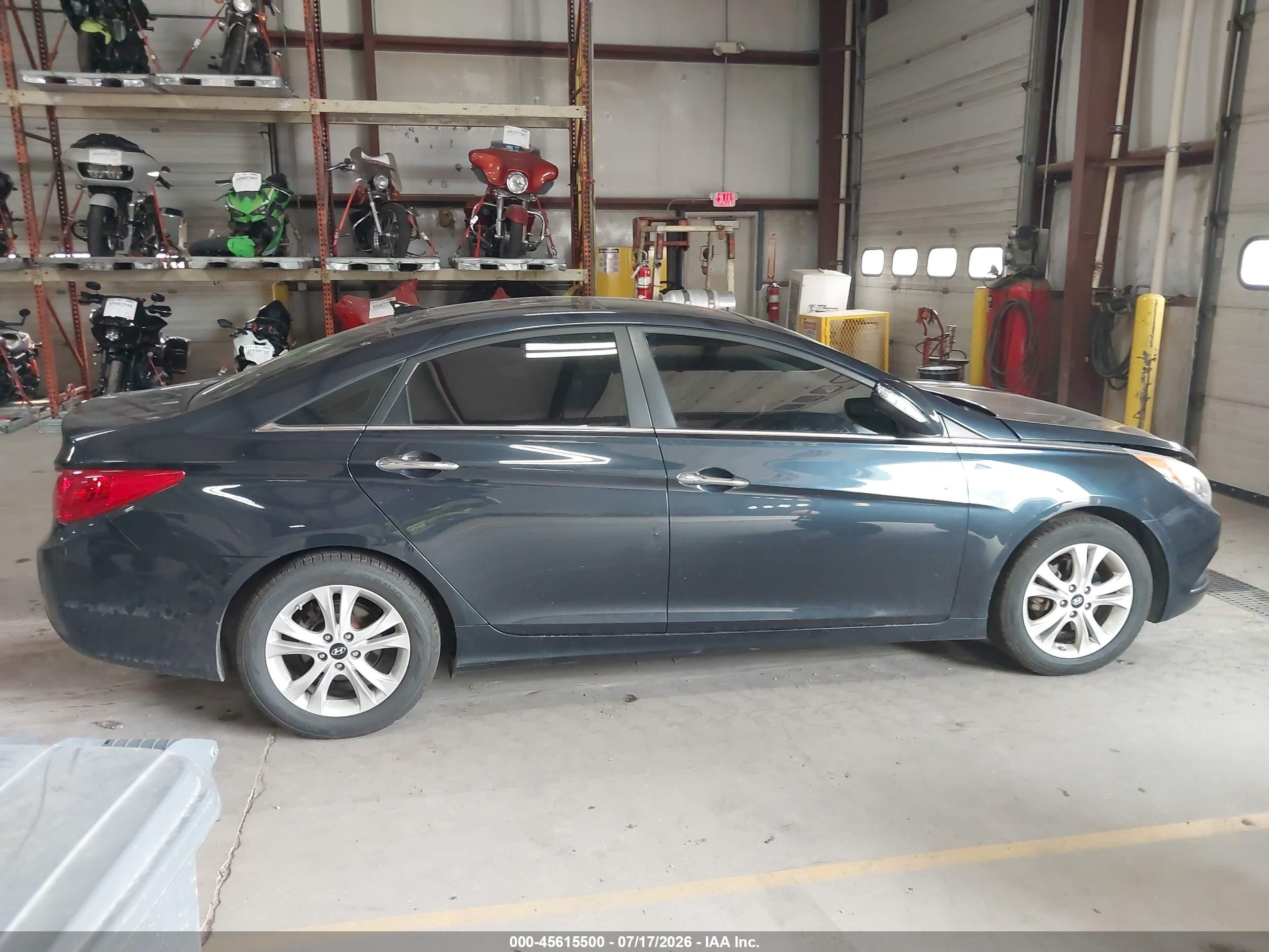 2012 Hyundai Sonata Limited Dark Blue vin: 5NPEC4AC7CH309369