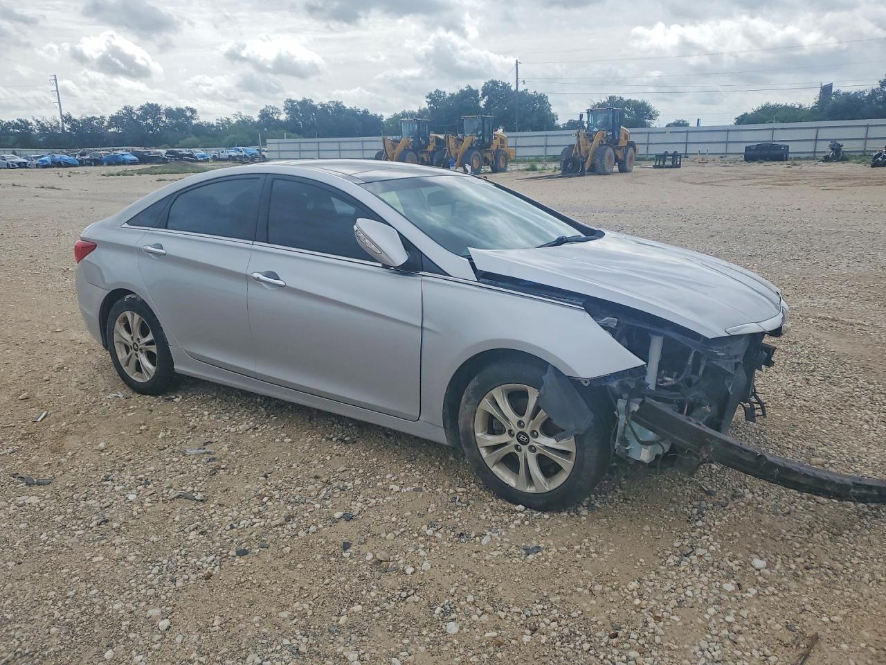 2012 Hyundai Sonata Limited Silver vin: 5NPEC4AC7CH312465