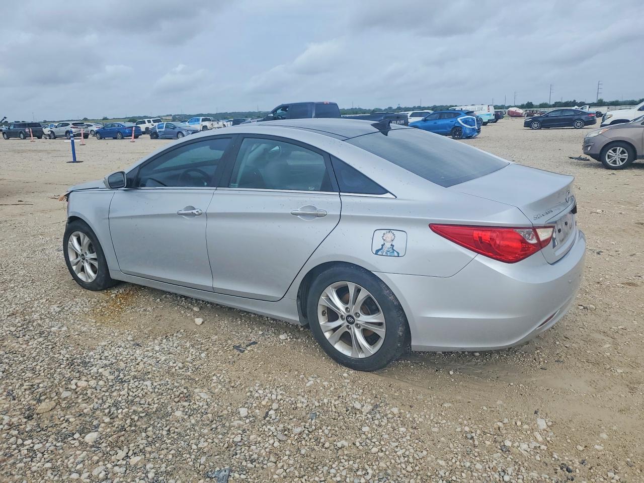 2012 Hyundai Sonata Limited Silver vin: 5NPEC4AC7CH312465