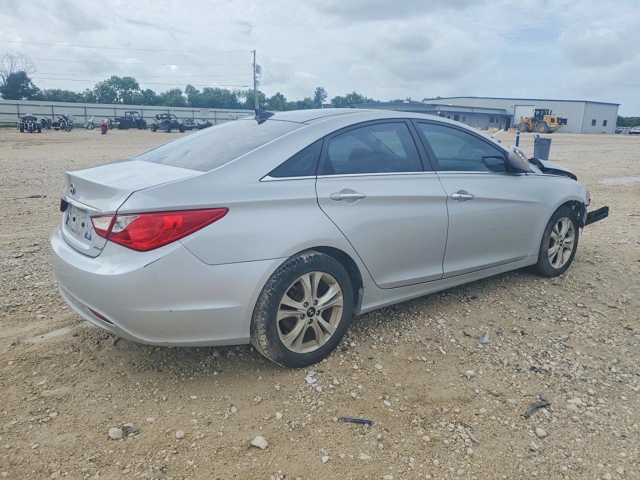2012 Hyundai Sonata Limited Silver vin: 5NPEC4AC7CH312465