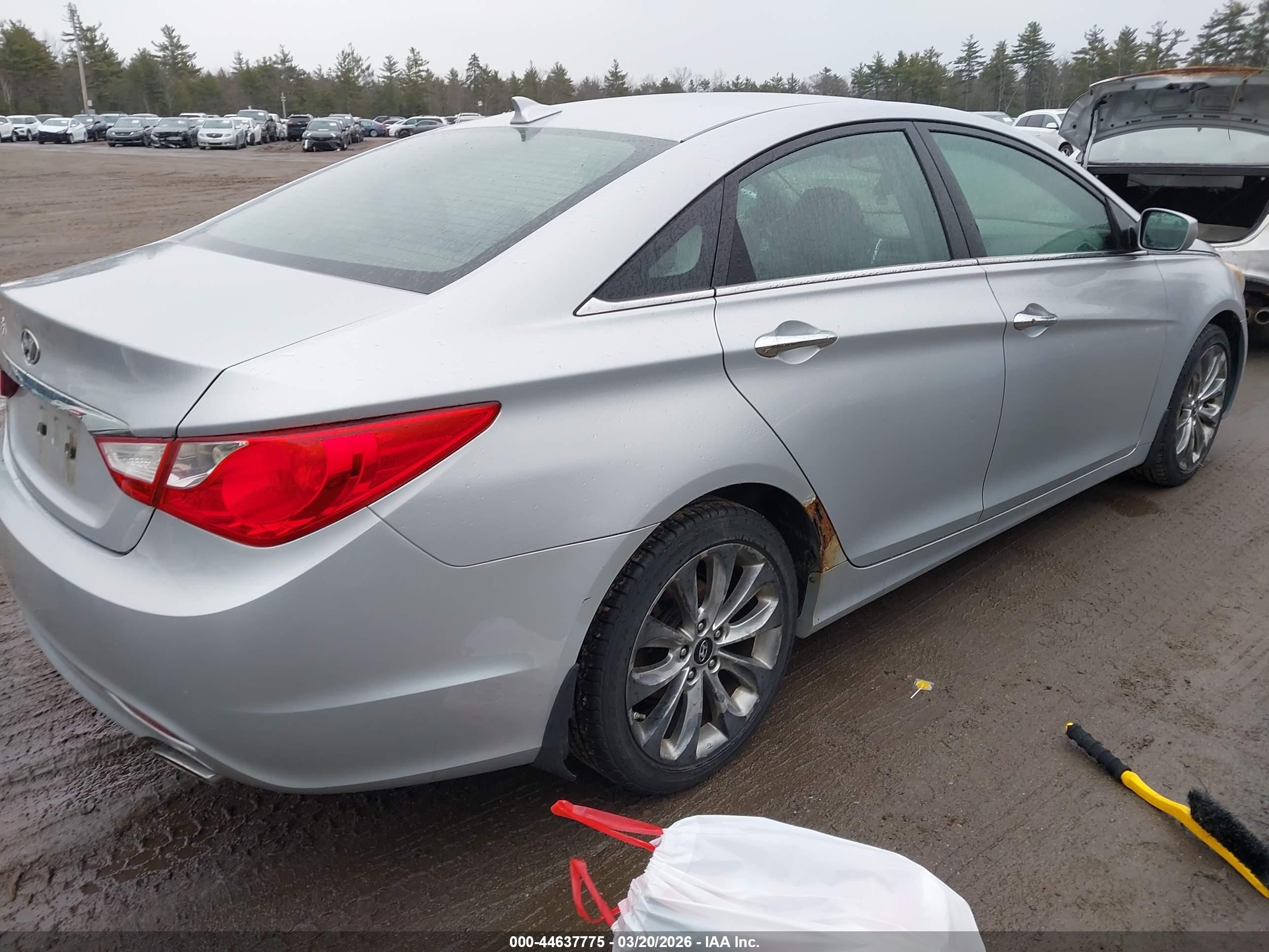2012 Hyundai Sonata Se Silver vin: 5NPEC4AC7CH328228