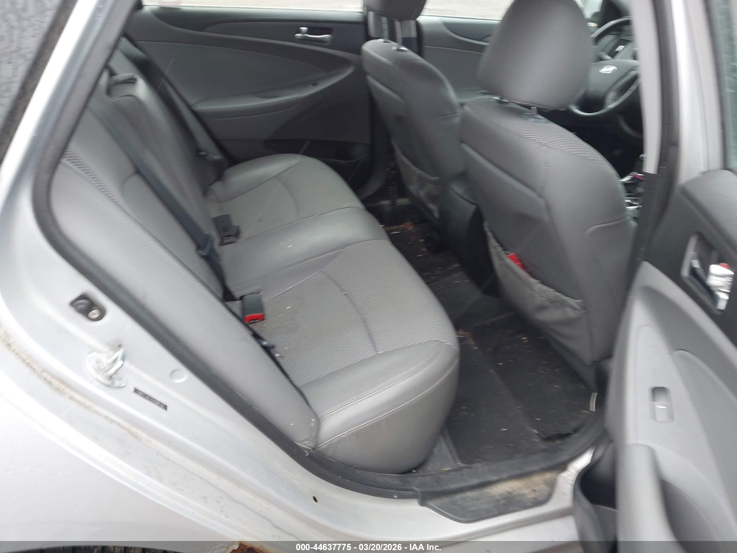 2012 Hyundai Sonata Se Silver vin: 5NPEC4AC7CH328228