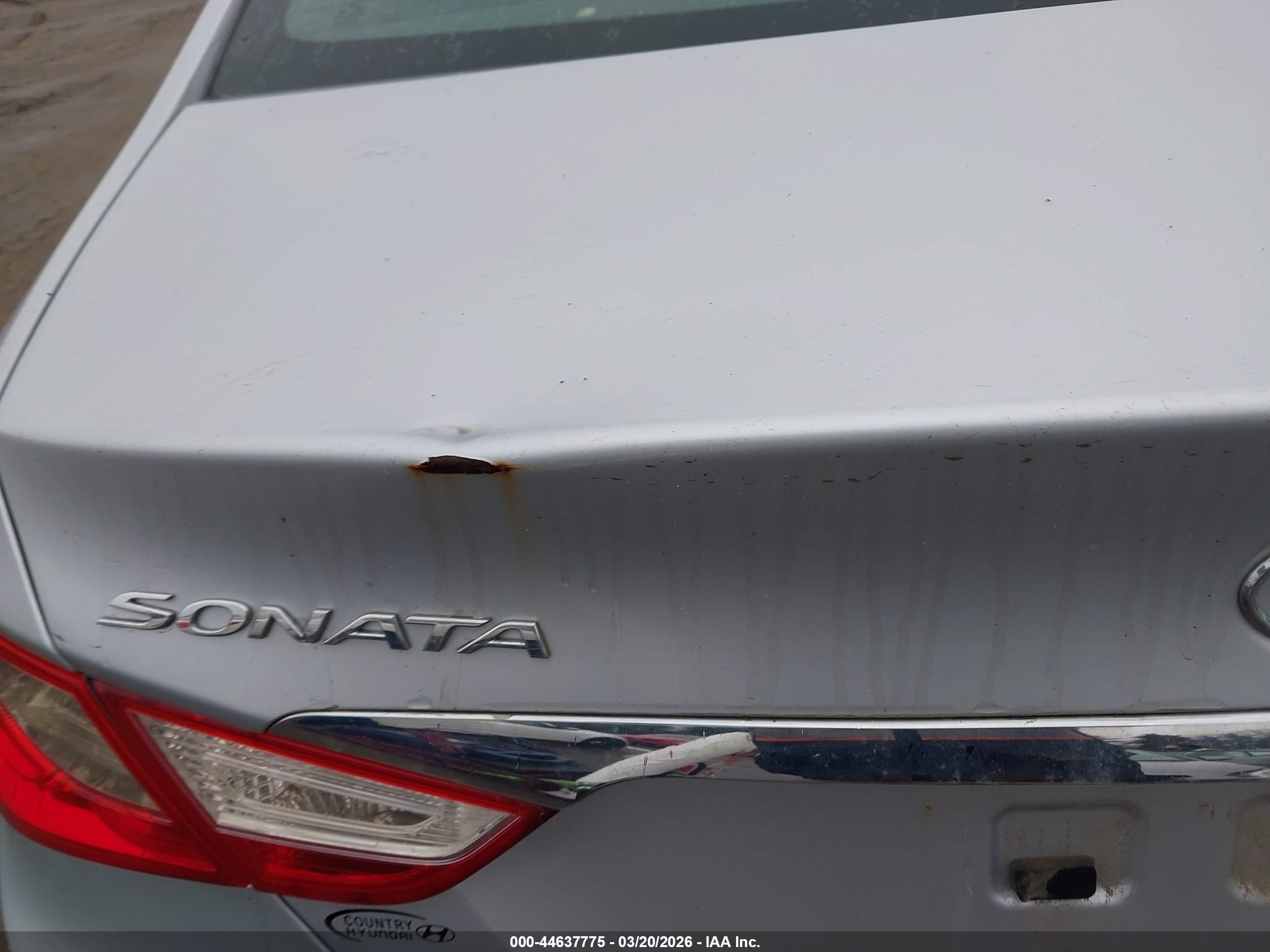 2012 Hyundai Sonata Se Silver vin: 5NPEC4AC7CH328228