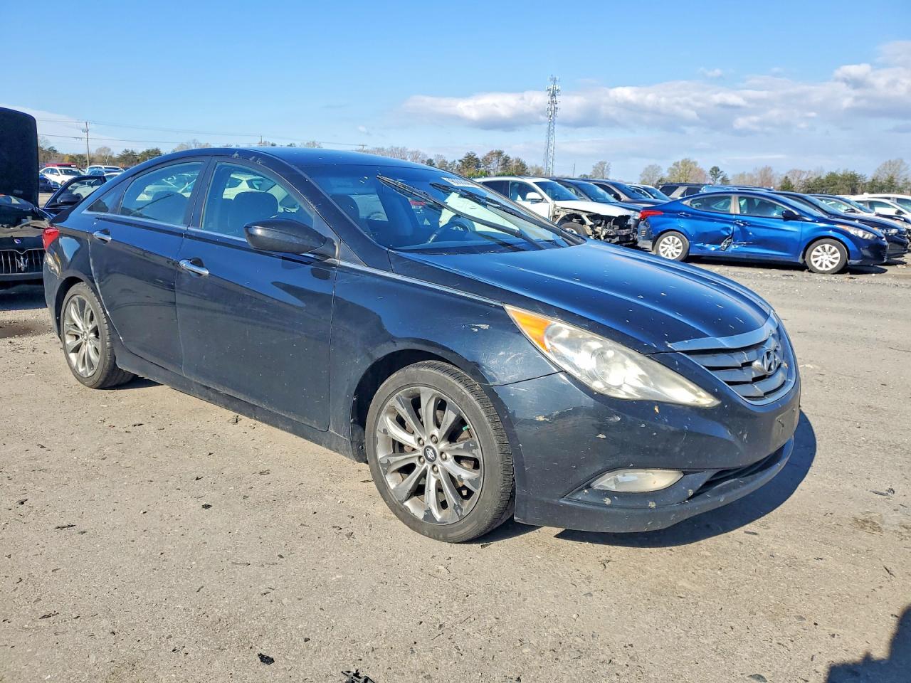 2012 Hyundai Sonata Se Black vin: 5NPEC4AC7CH334160
