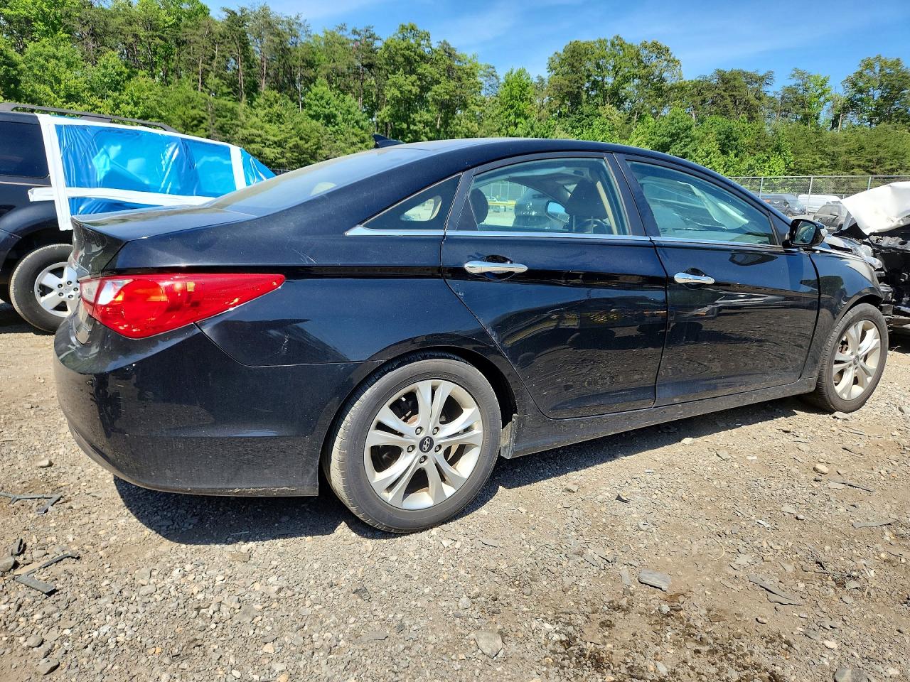 2012 Hyundai Sonata Limited Black vin: 5NPEC4AC7CH338791