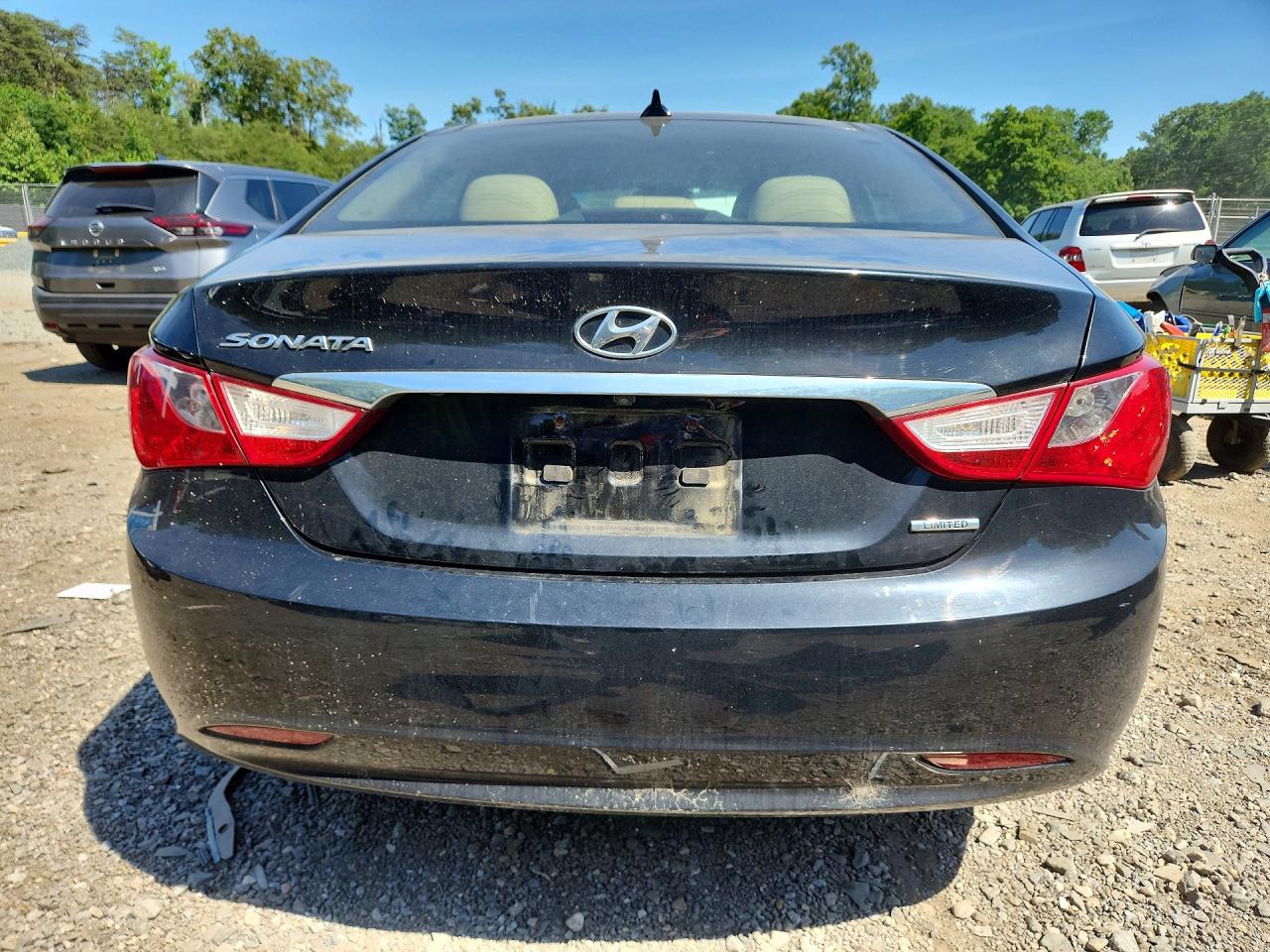 2012 Hyundai Sonata Limited Black vin: 5NPEC4AC7CH338791