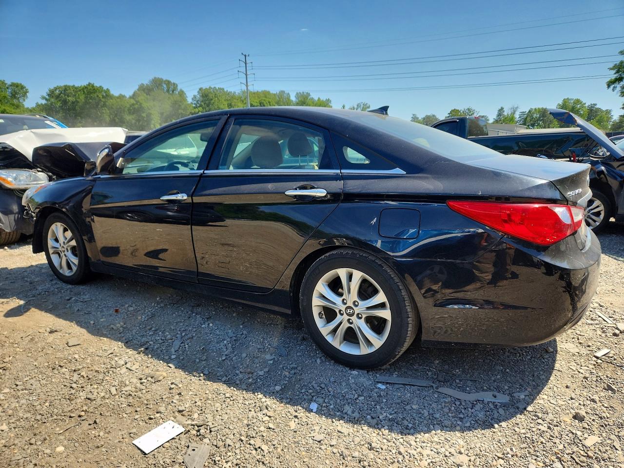 2012 Hyundai Sonata Limited Black vin: 5NPEC4AC7CH338791