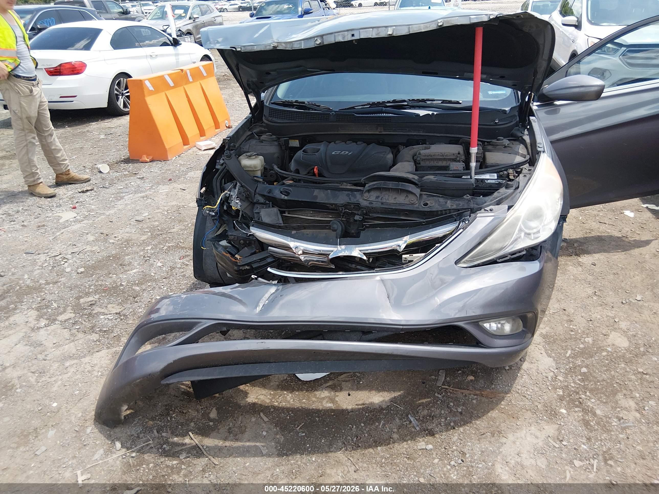 2012 Hyundai Sonata Se Серый vin: 5NPEC4AC7CH350438