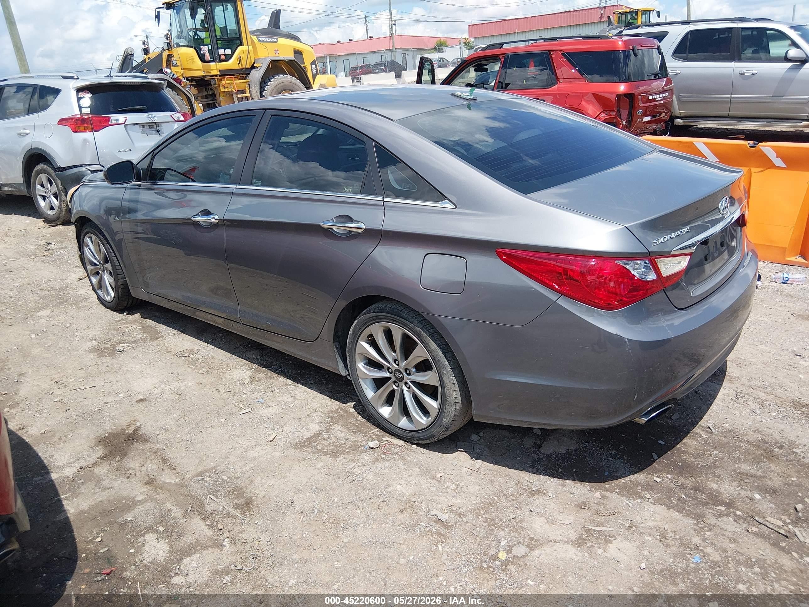 2012 Hyundai Sonata Se Серый vin: 5NPEC4AC7CH350438