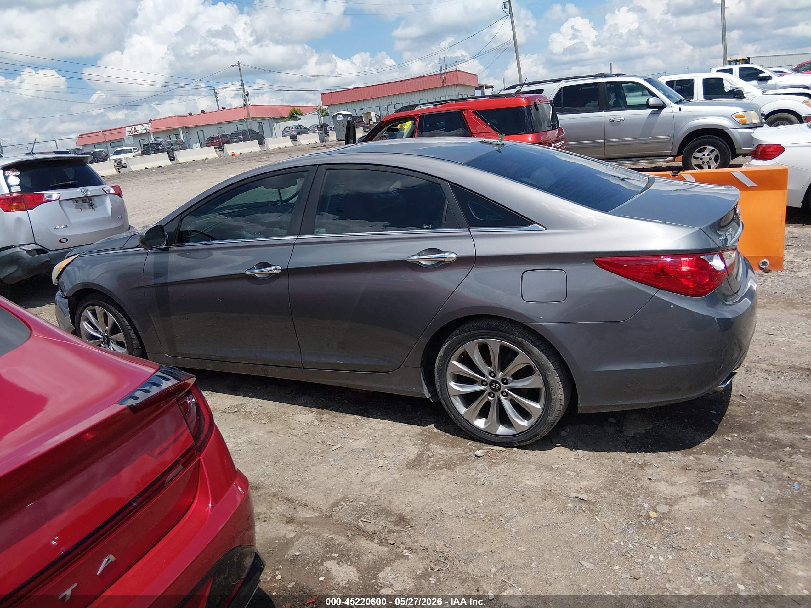 2012 Hyundai Sonata Se Серый vin: 5NPEC4AC7CH350438