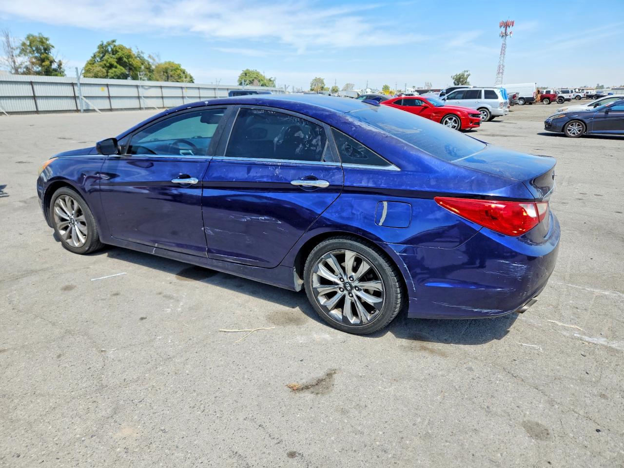 2012 Hyundai Sonata Se Blue vin: 5NPEC4AC7CH365456