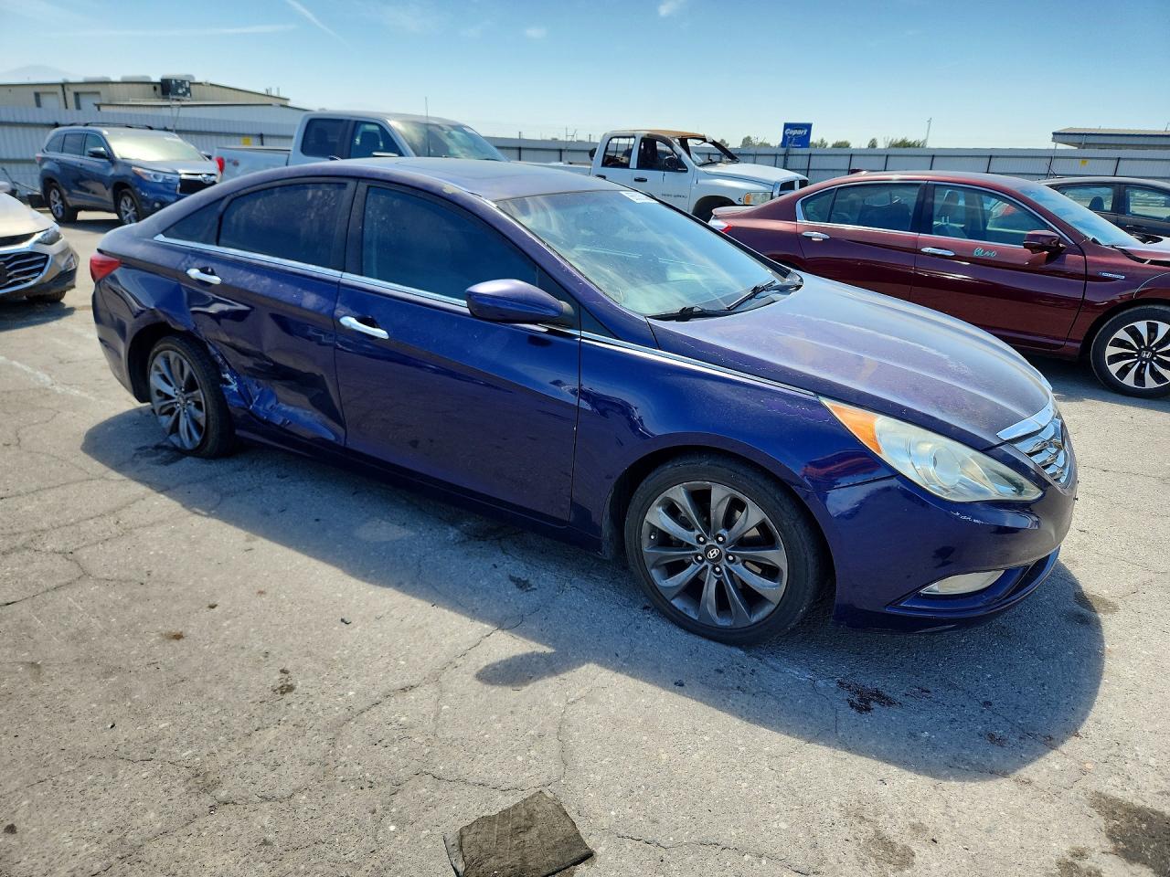 2012 Hyundai Sonata Se Blue vin: 5NPEC4AC7CH365456