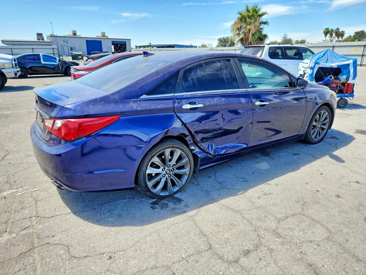 2012 Hyundai Sonata Se Blue vin: 5NPEC4AC7CH365456