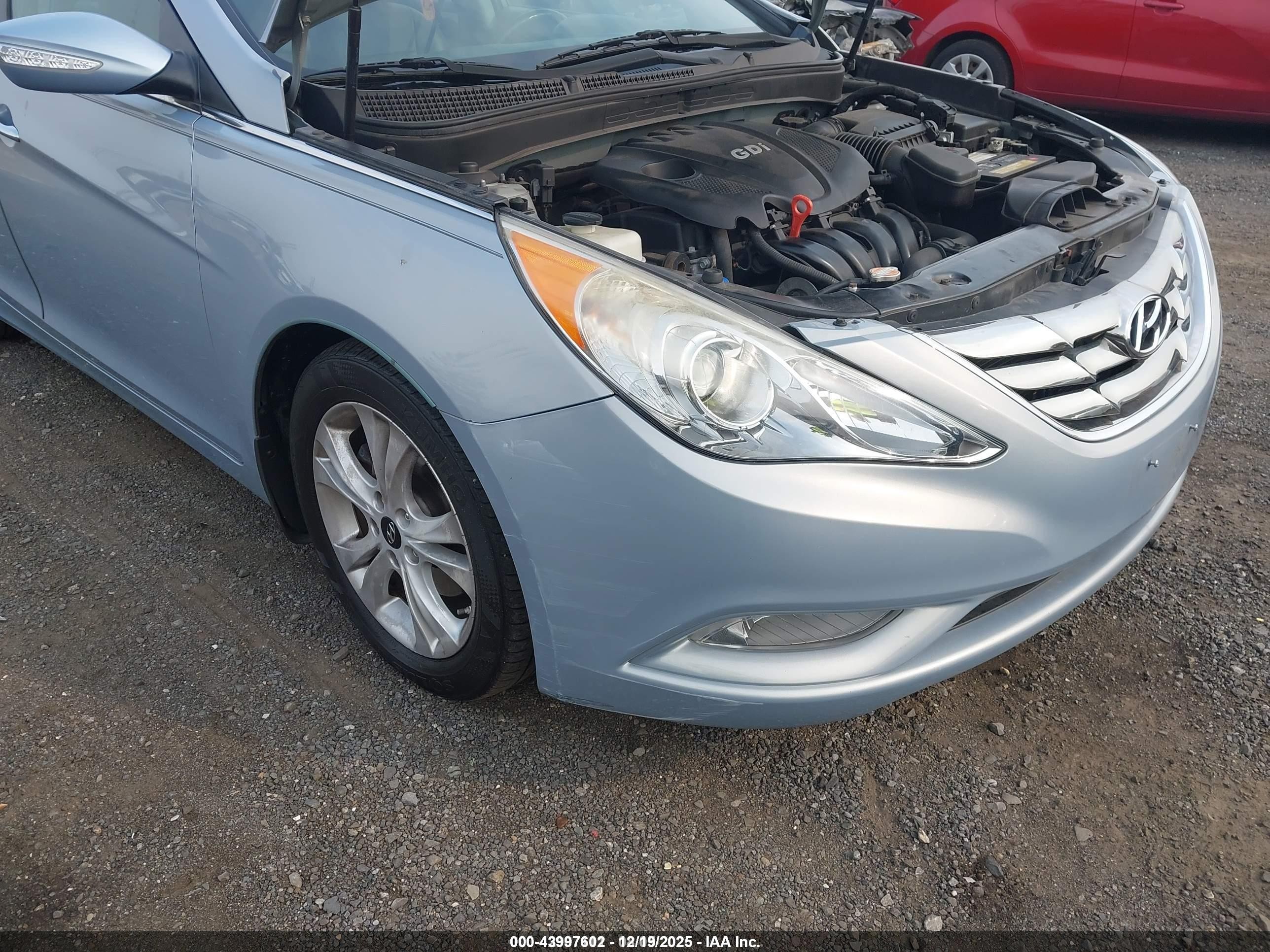 2012 Hyundai Sonata Limited Blue vin: 5NPEC4AC7CH409990